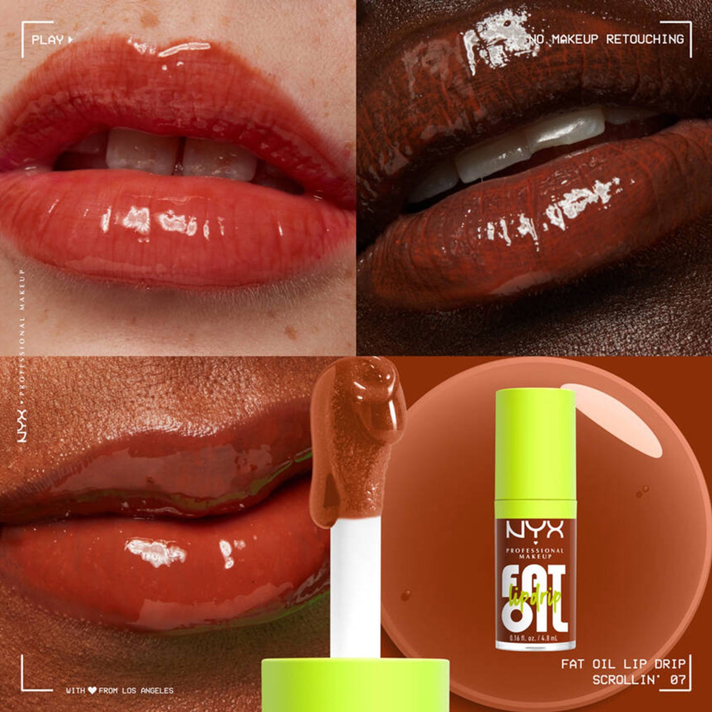 NYX Professional Makeup Fat Oil Lip Drip - Scrollin
