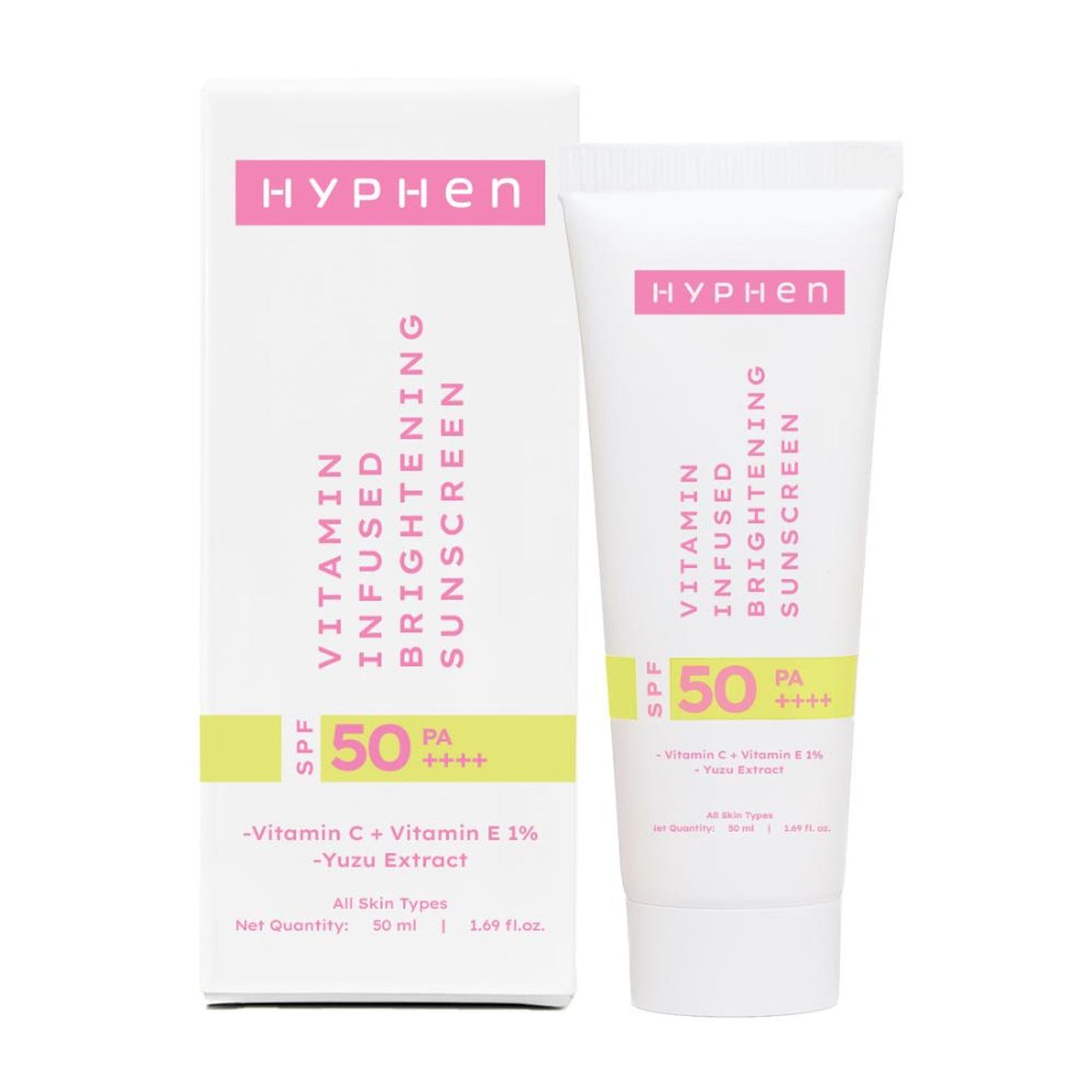 Hyphen Vitamin Infused Brightening Sunscreen SPF 50 PA++++
