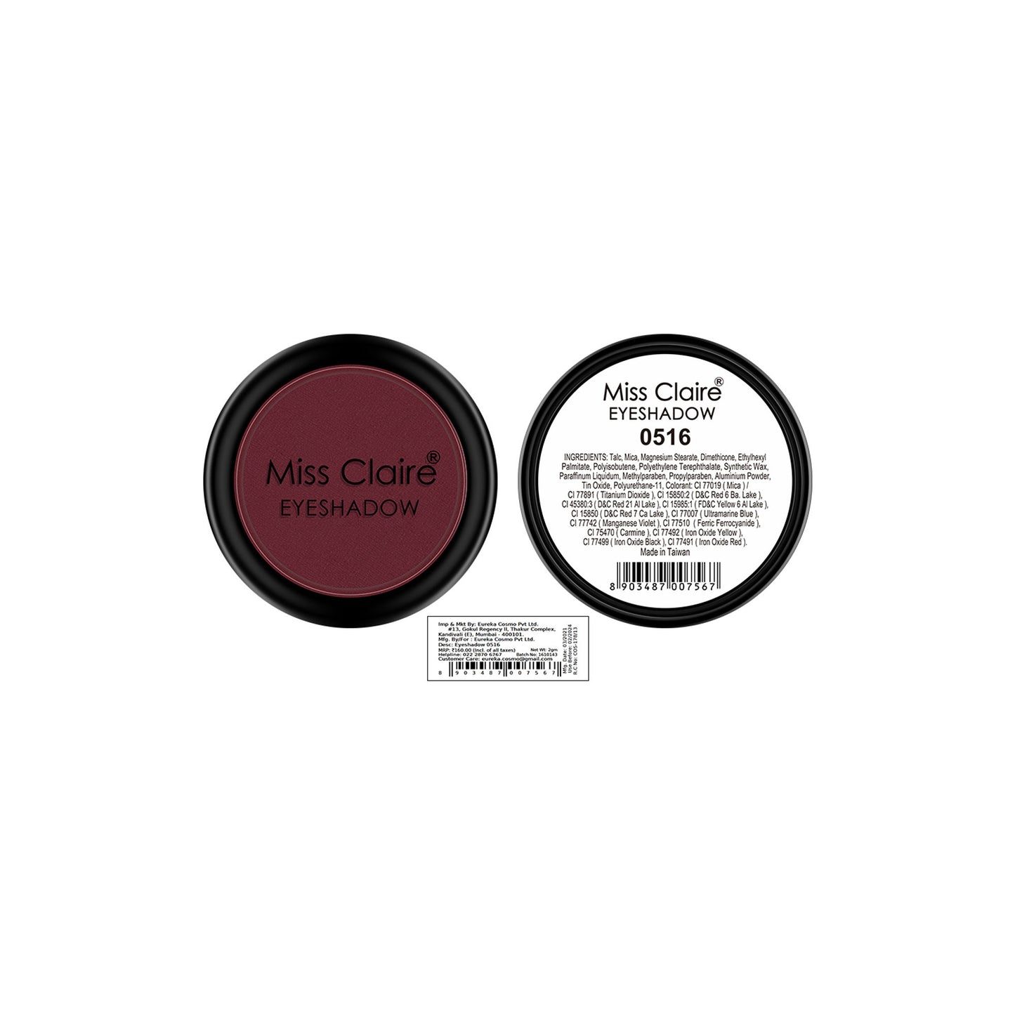 Miss Claire Single Eyeshadow - 516
