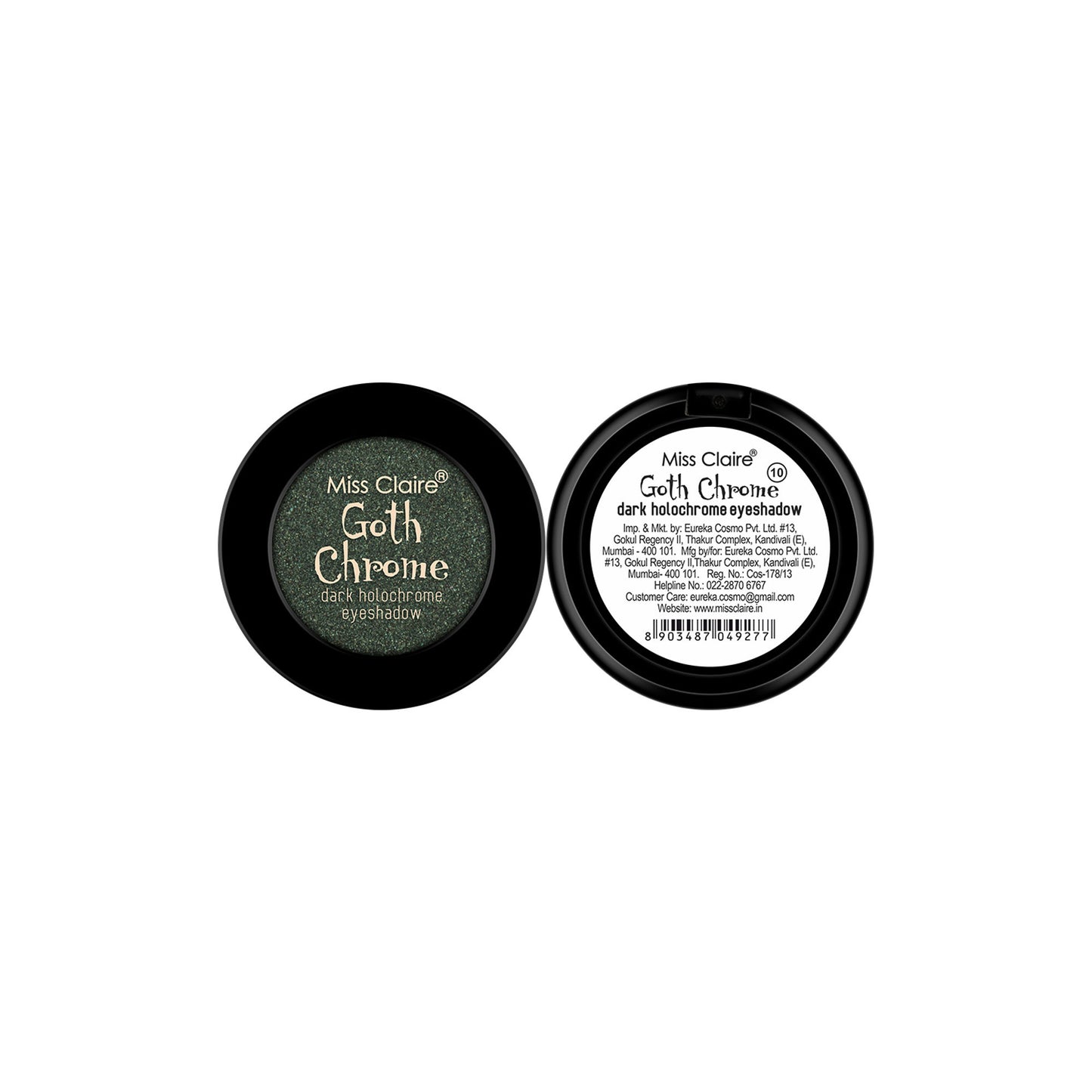 Miss Claire Goth Chrome Eyeshadow - 10