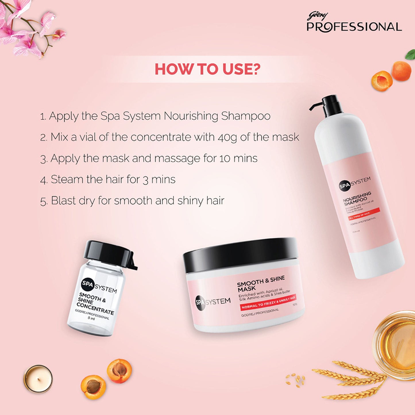Godrej Professional Spa System Nourishing Shampoo
