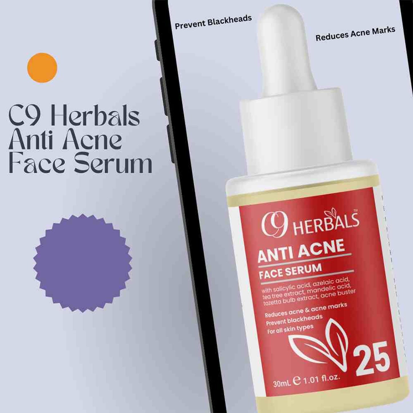C9 Herbals Anti Acne Face Serum