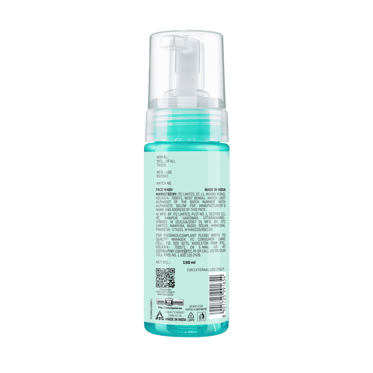 Dermafique Acne Cleansing Mousse Facewash With Salicylic Acid & Niacinamide - Disrupts Biofilm