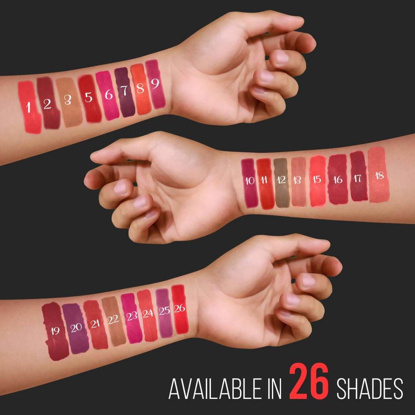 Shryoan Velvety Matte Eternal Non-Transfer Lipstick - Shade 18