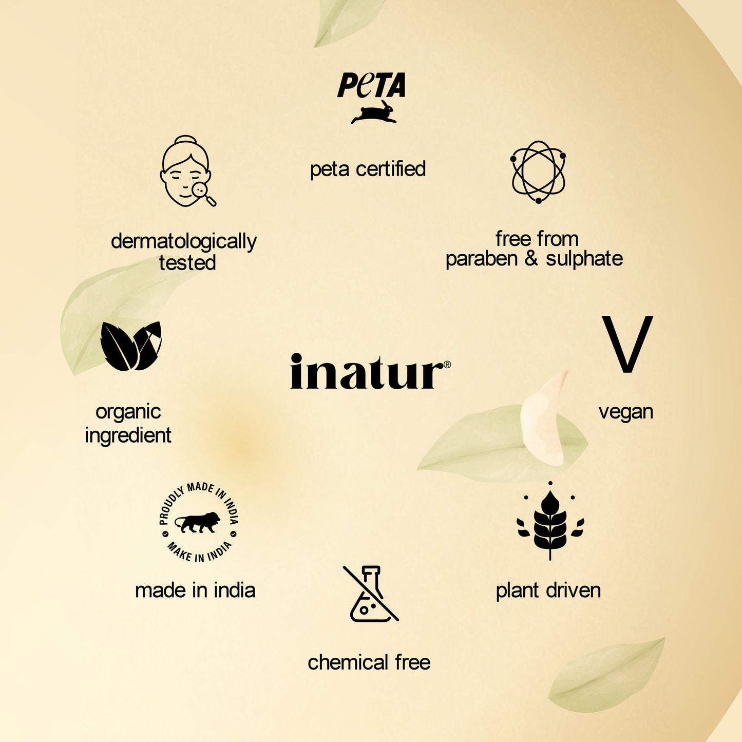 inatur Kumkumadi Under Eye Serum, with Saffron, Vitamin A& E, for Dark Circles, Puffiness