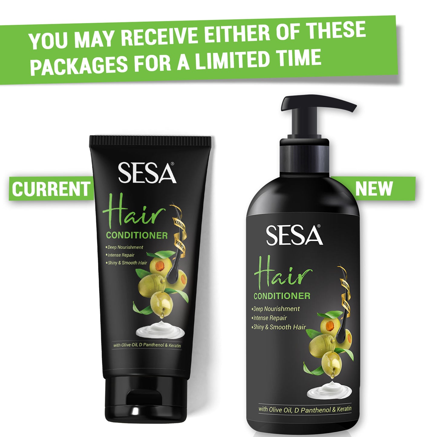 SESA Hair Conditioner For Dry Frizzy Hair Deep Nourishment For Soft Shiny Hair - 300ml