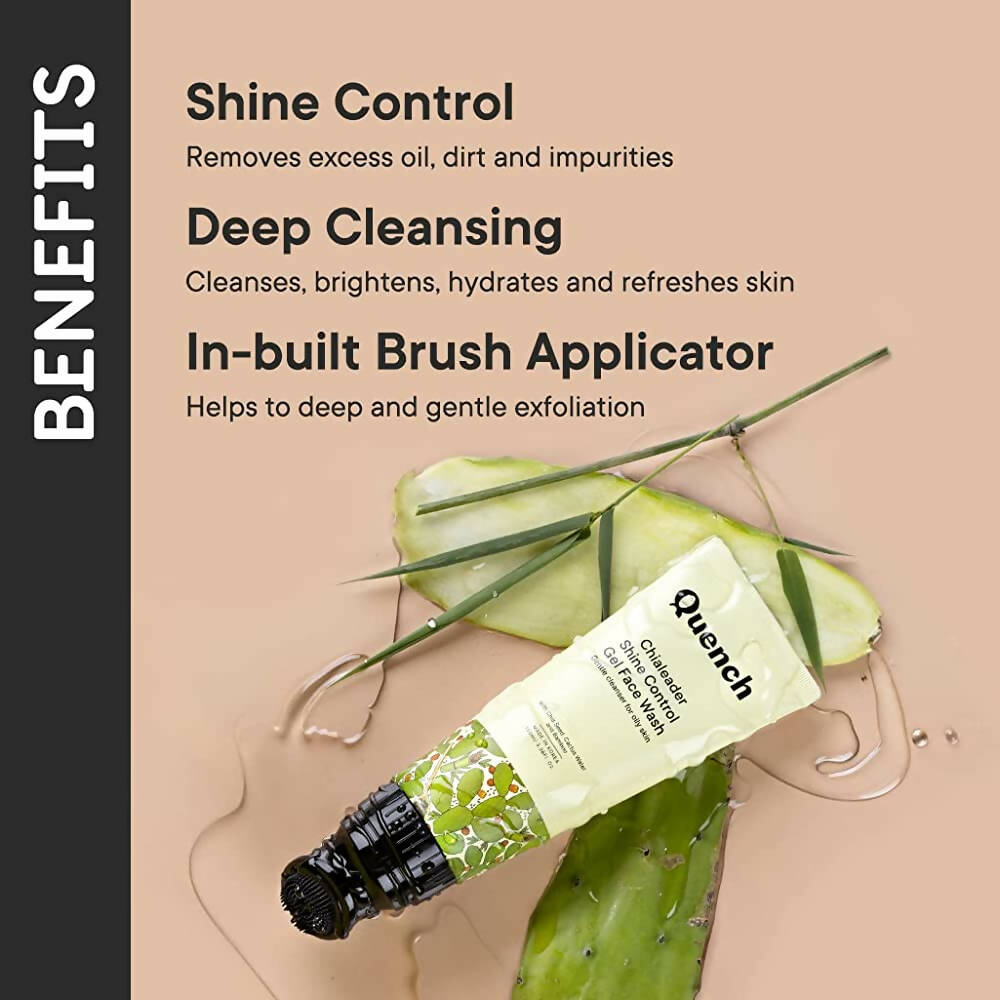 Quench Botanics Chialeader Shine Control Gel Face Wash - Indyancart