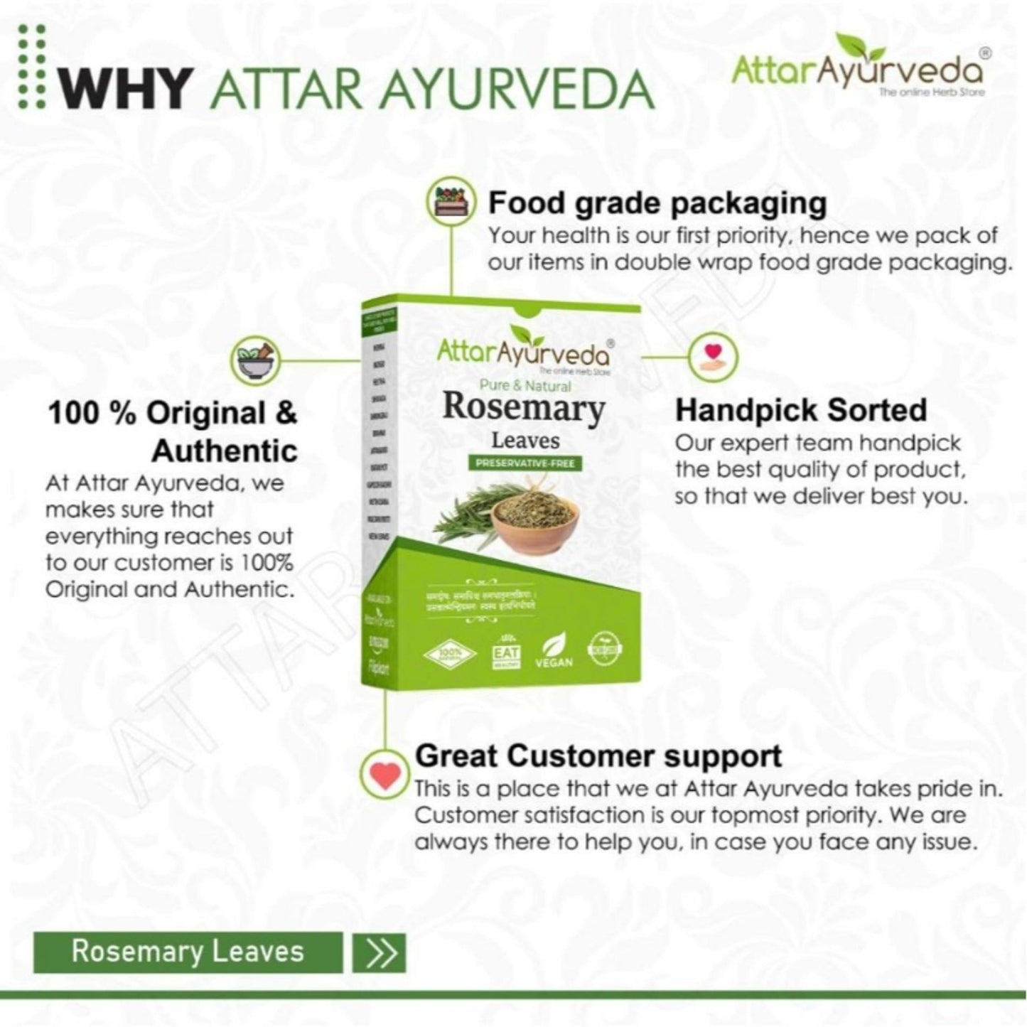 Attar Ayurveda Rosemary Leaves
