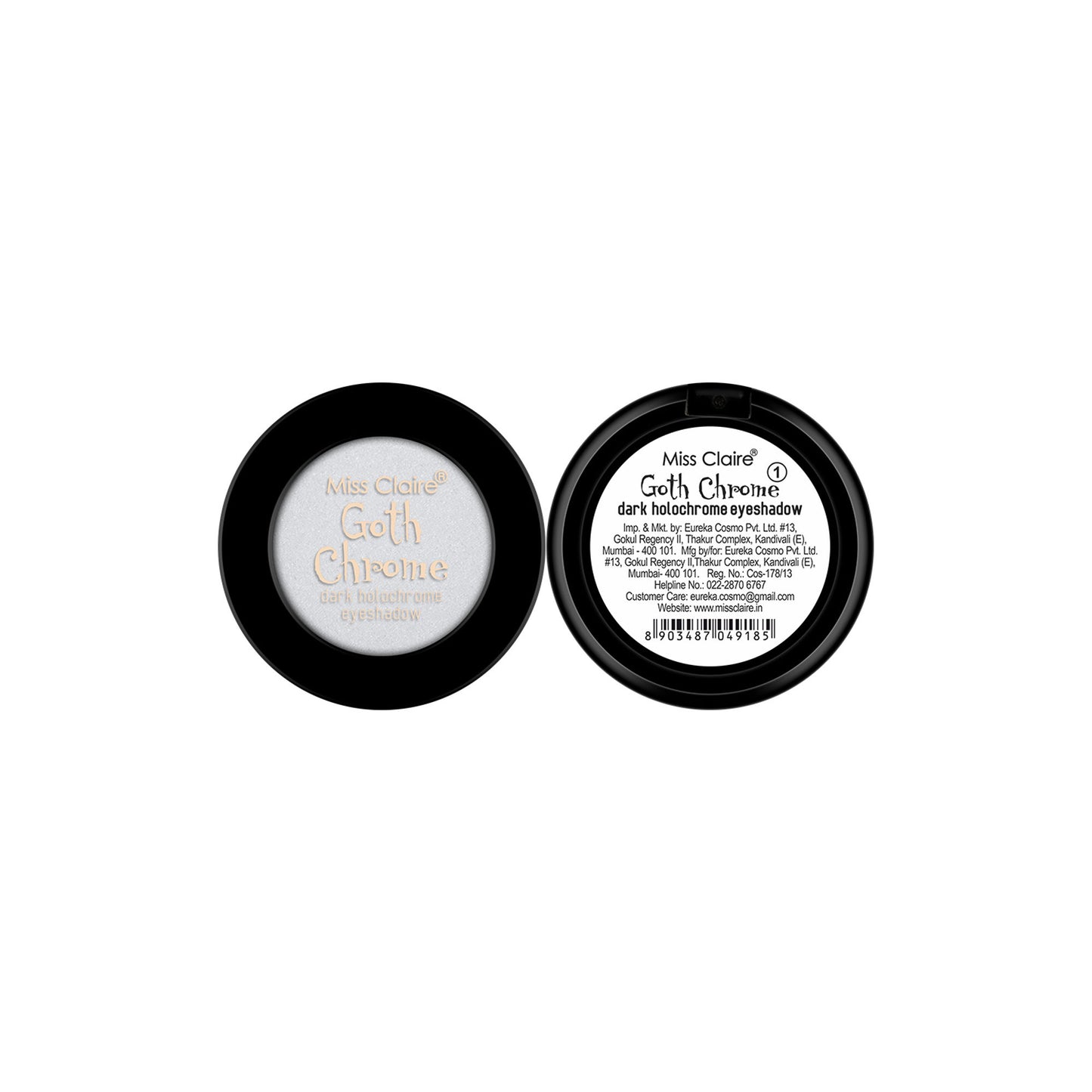 Miss Claire Goth Chrome Eyeshadow - 1