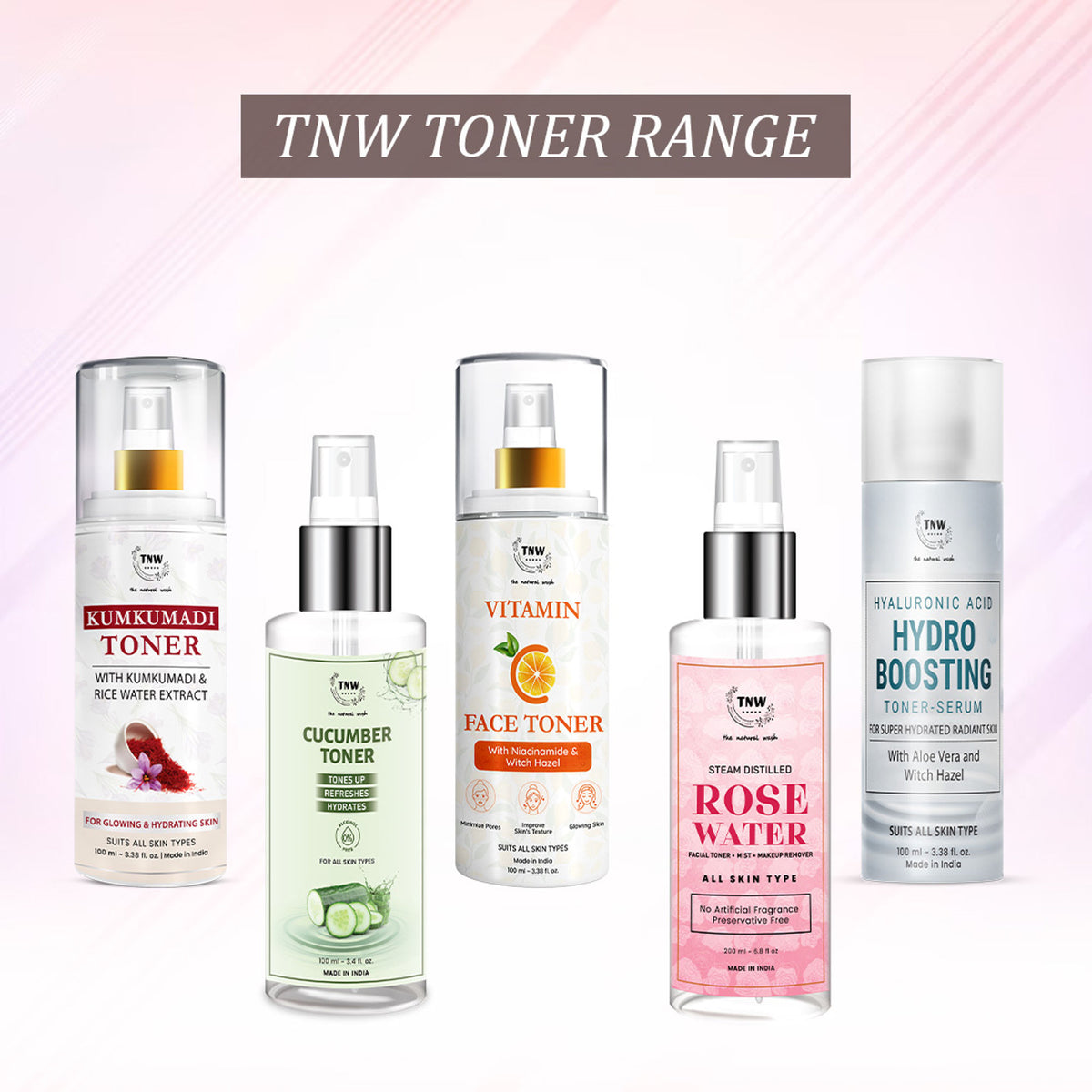 TNW The Natural Wash Hyaluronic Acid Hydro Boosting Face Toner-Serum for Super Hydrated Radiant Skin
