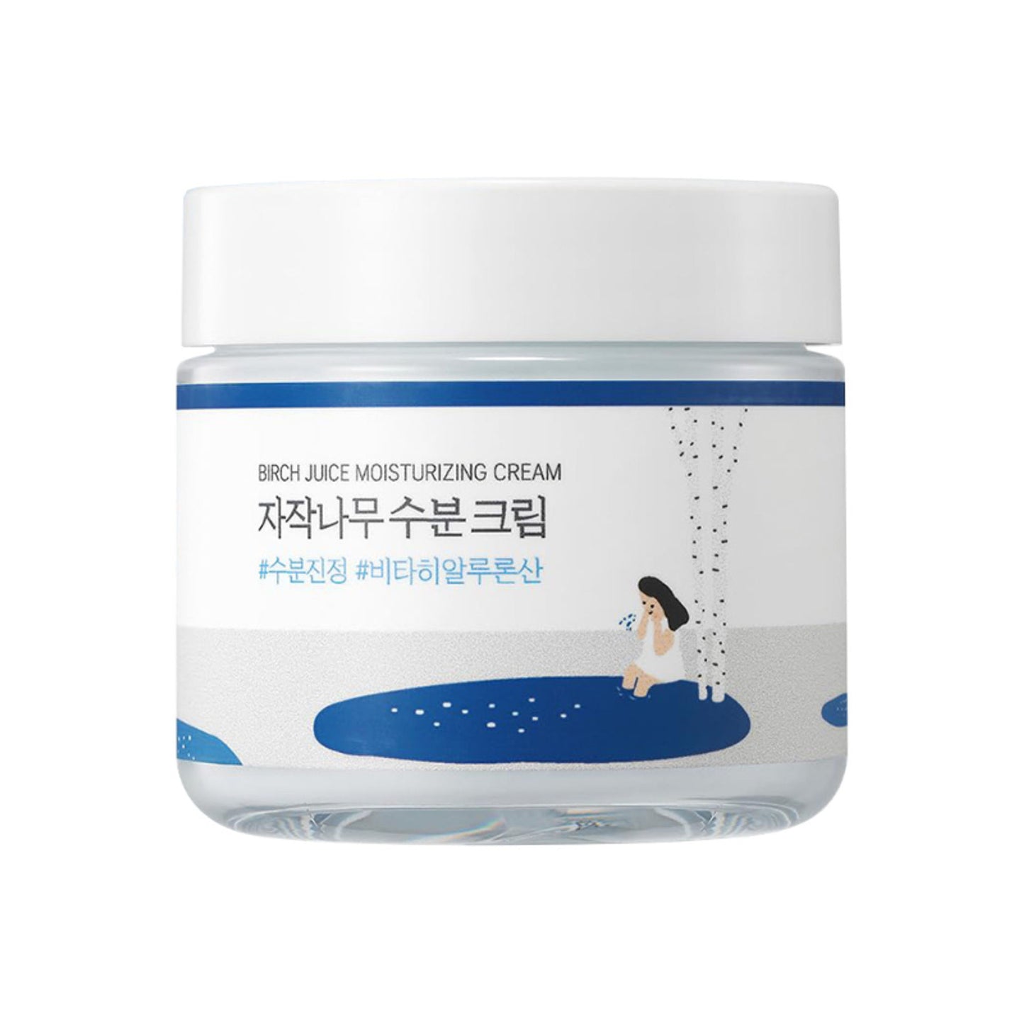 Round Lab Birch Juice Moisturizing Cream, Deep Hydration with Hyaluronic Acid