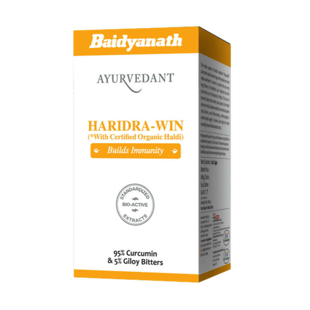 Baidyanath Jhansi Ayurvedant Haridra-Win Capsules - Indyancart