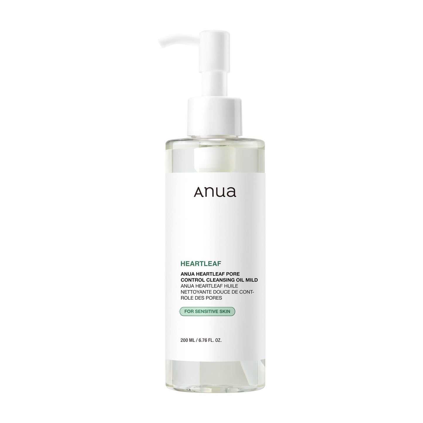Anua Heartleaf Pore Control Cleansing Oil Mild For Sensitive Skin, Melts Makeup & Sebum