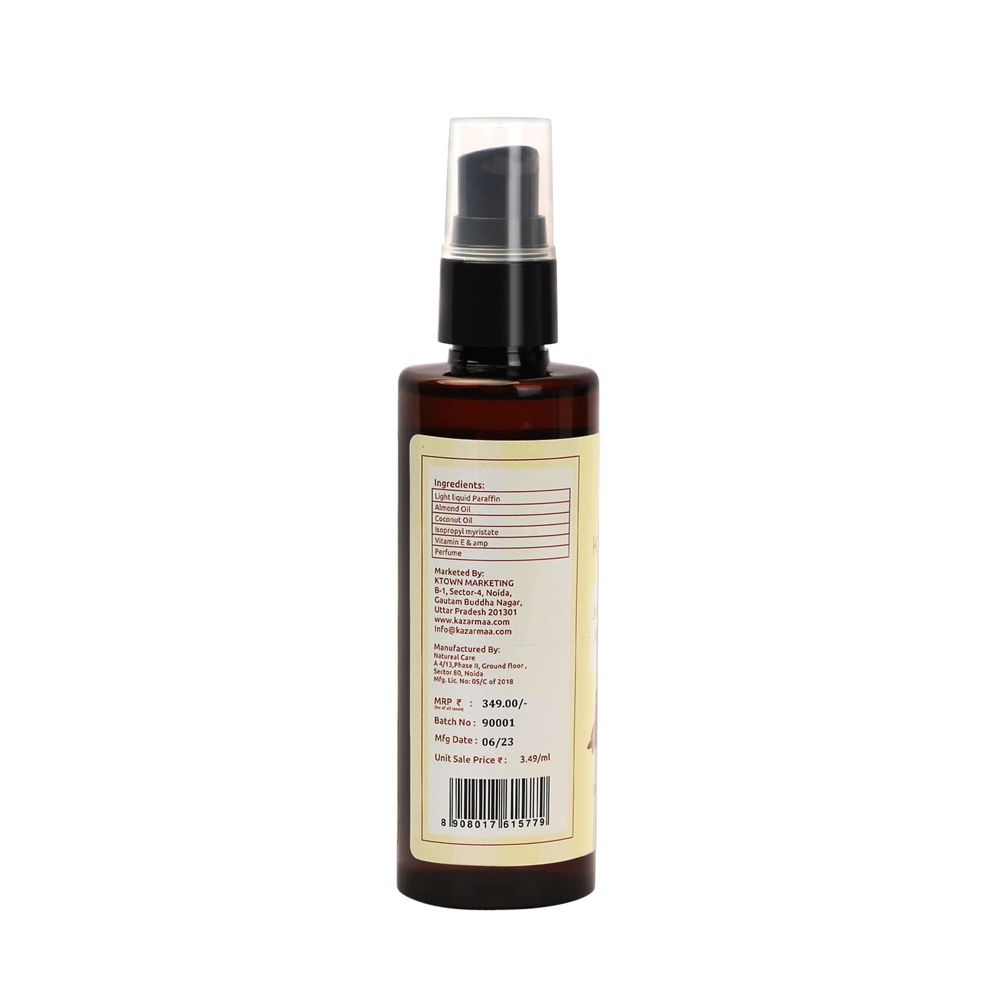 Kazarmaa Almond & Coconut Massage Oil
