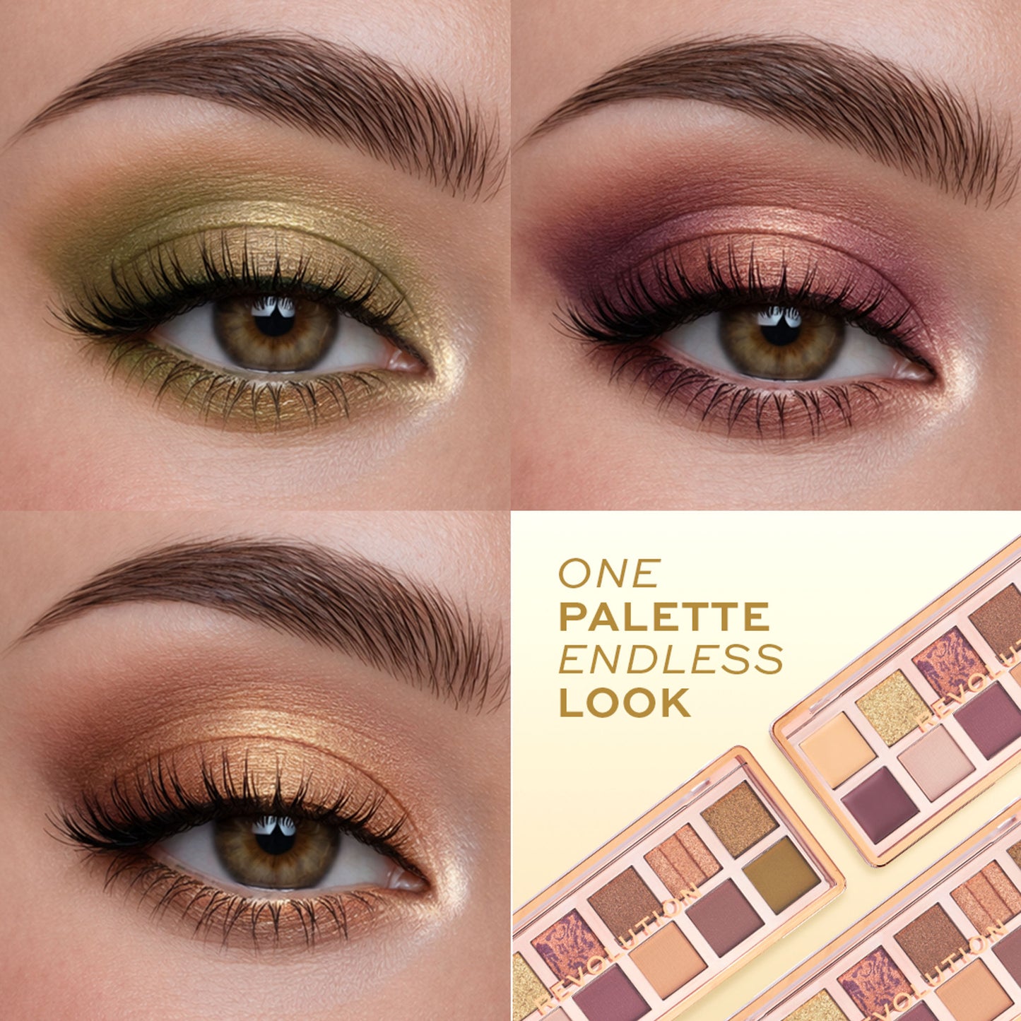 Makeup Revolution Eyeshadow Palette - The Eternal Icon Green