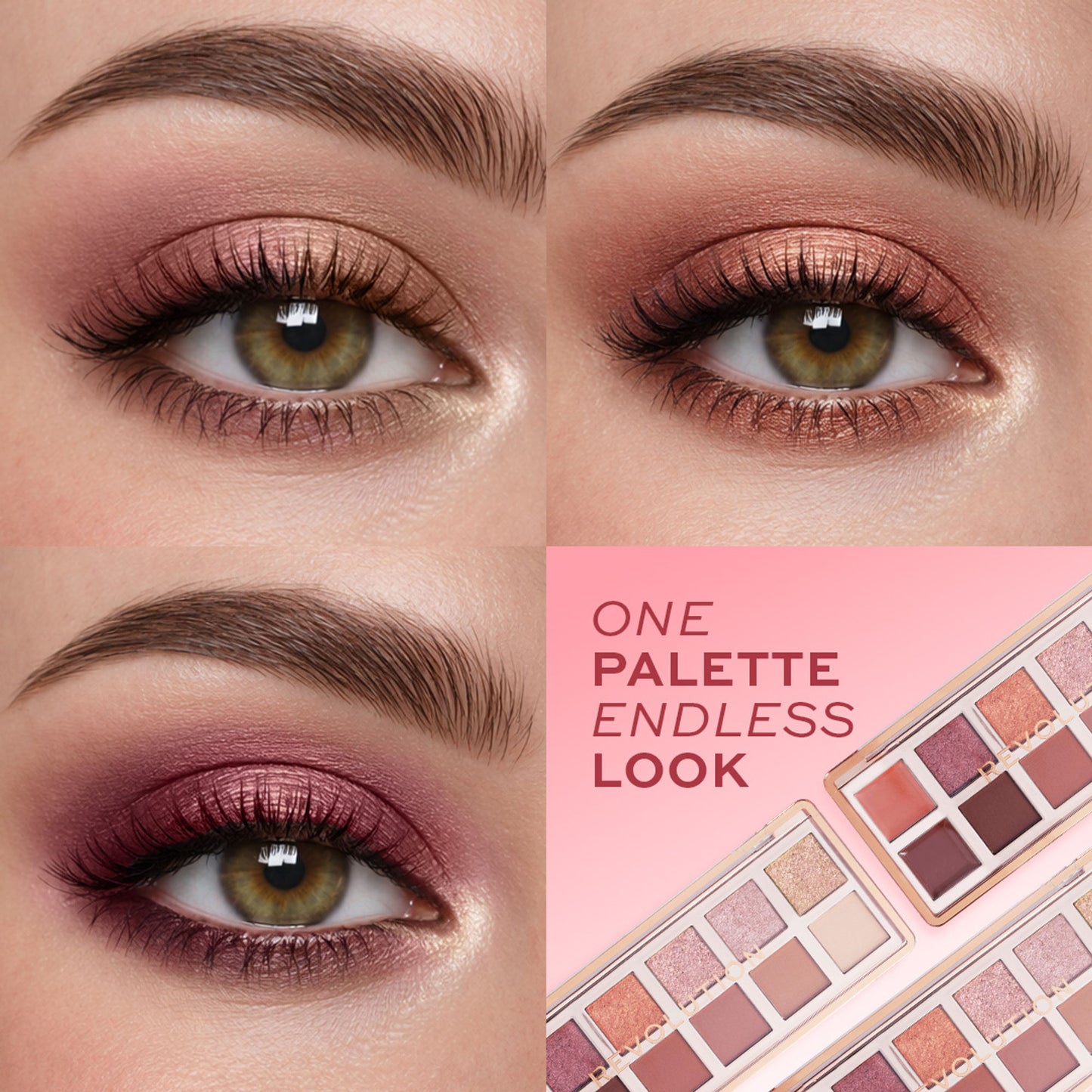 Makeup Revolution Eyeshadow Palette - True Icon Bronze
