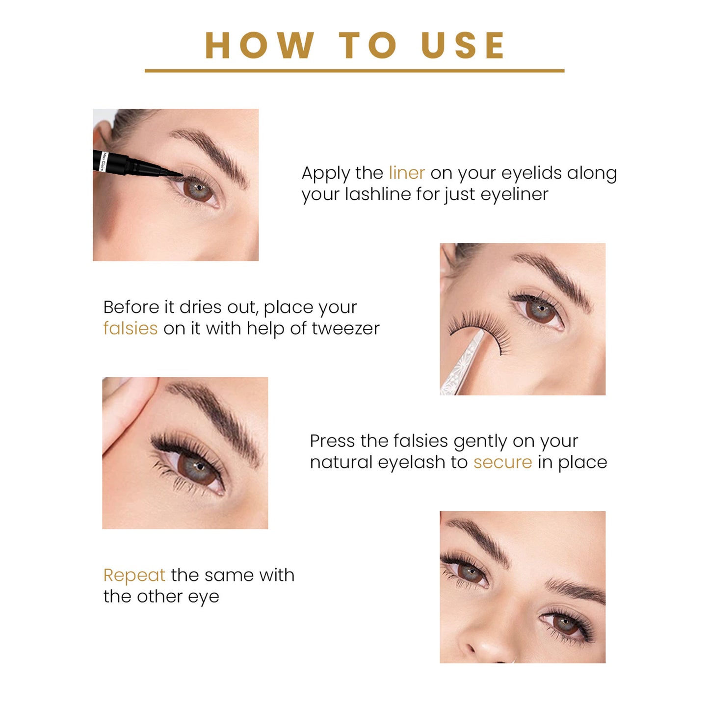 Miss Claire Lashglue Liner - Black