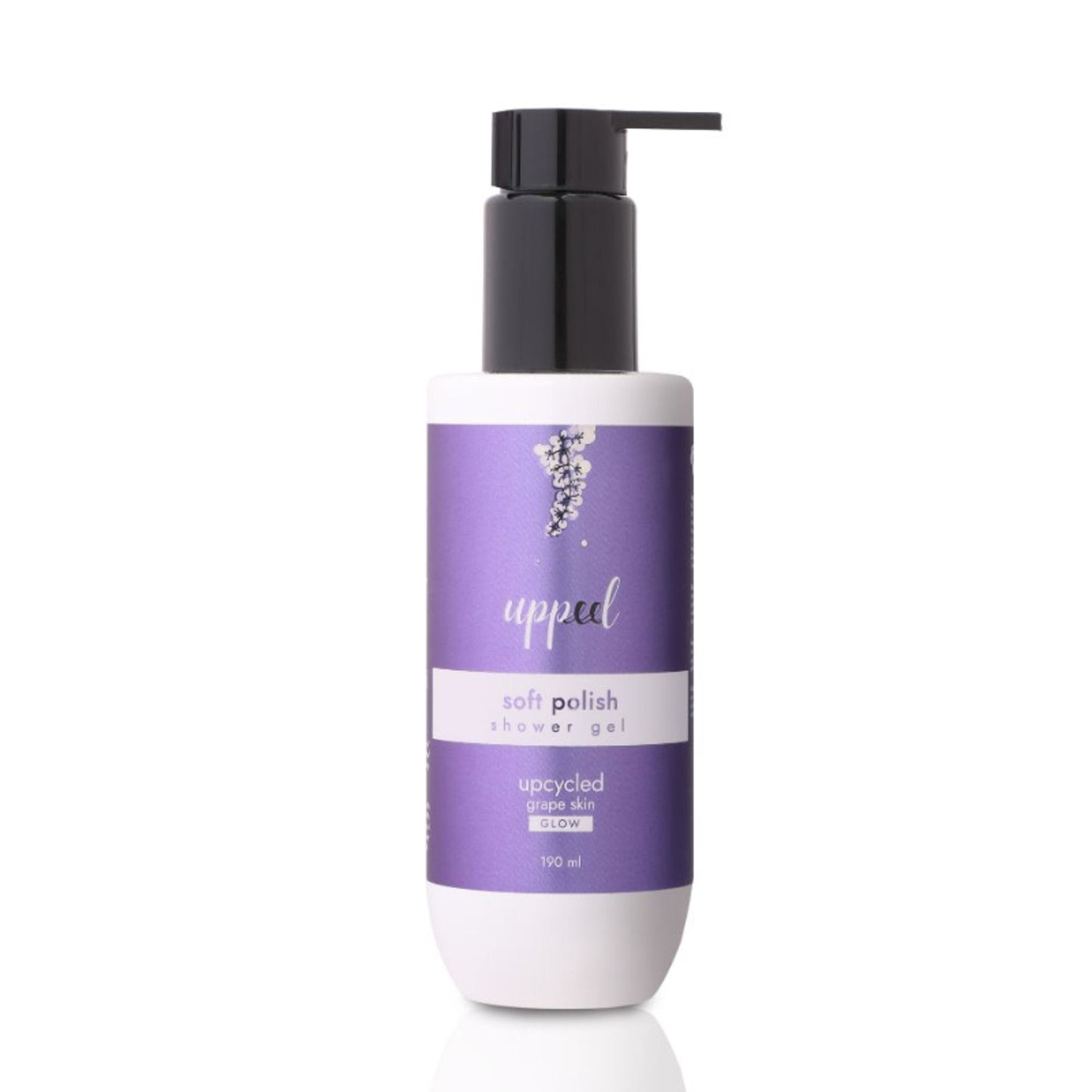 Uppeel Grape Skin Soft Polish Shower Gel - Reveals Glowing, Smooth & Cleansed Skin