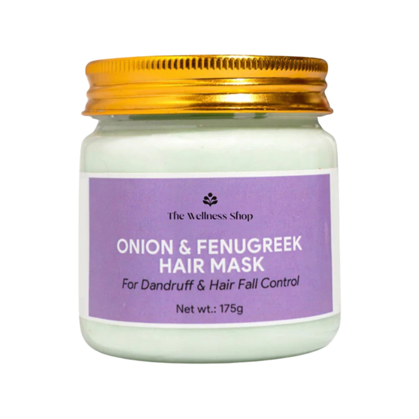 The Wellness Shop Natural Onion & Fenugreek (Methi) Hair Mask, Control Dandruff and Hair Fall