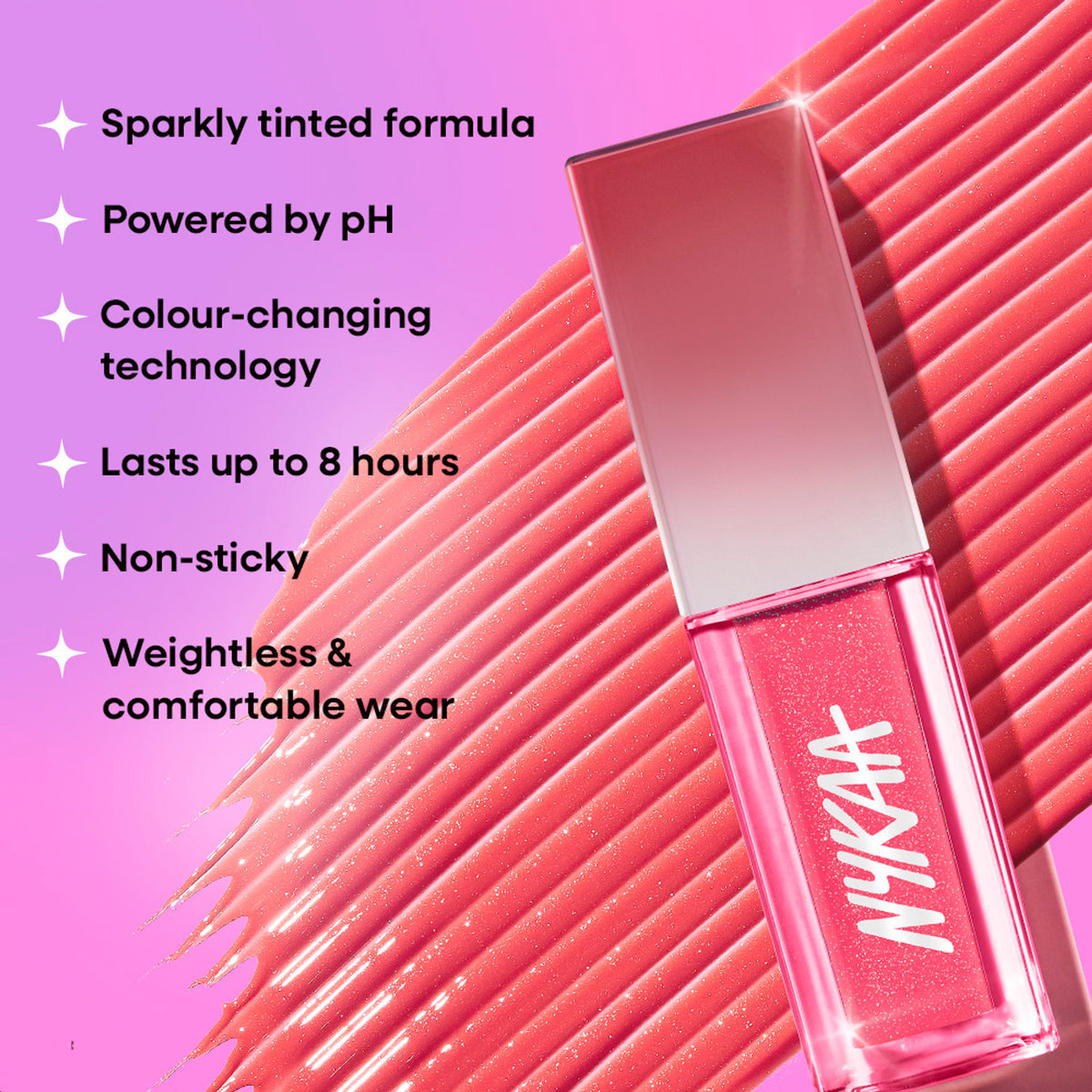 Nykaa Cosmetics pH Magic Drip Lip Oil - Strawberry Sparkle