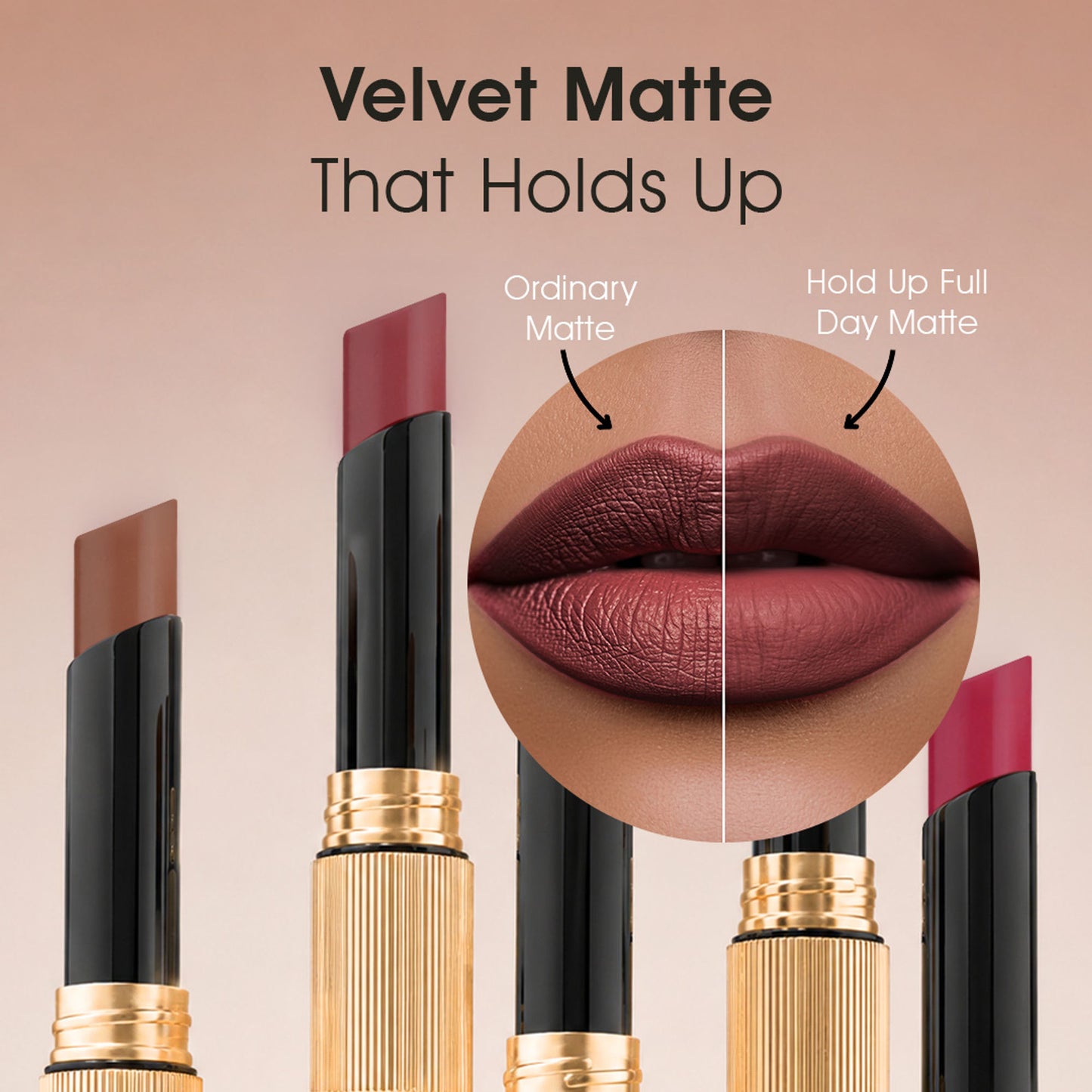 Colors Queen Hold Up Full Day Non Transfer Lipstick - Baby Nude