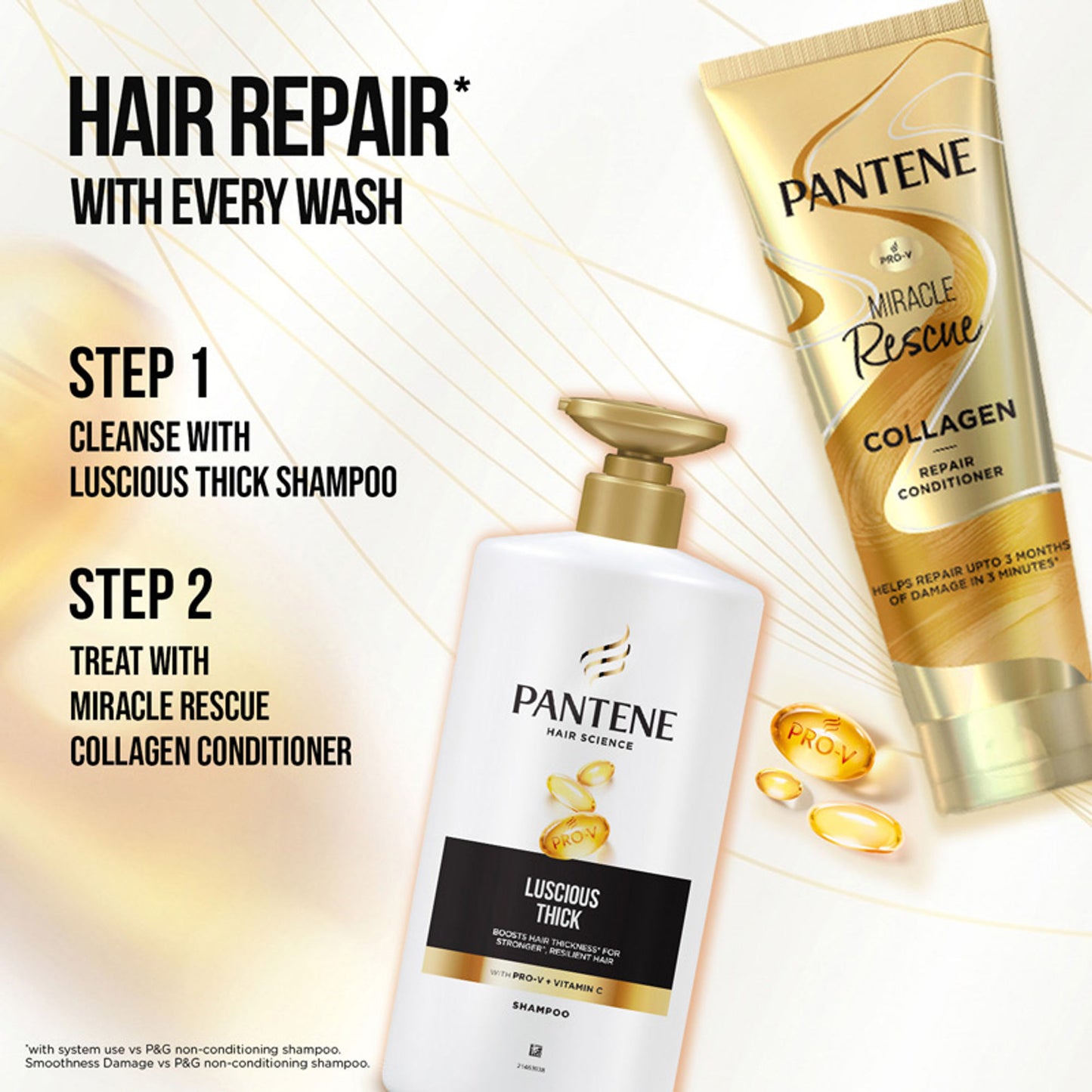 Pantene Advanced Hair Fall Solution Long Black Shampoo
