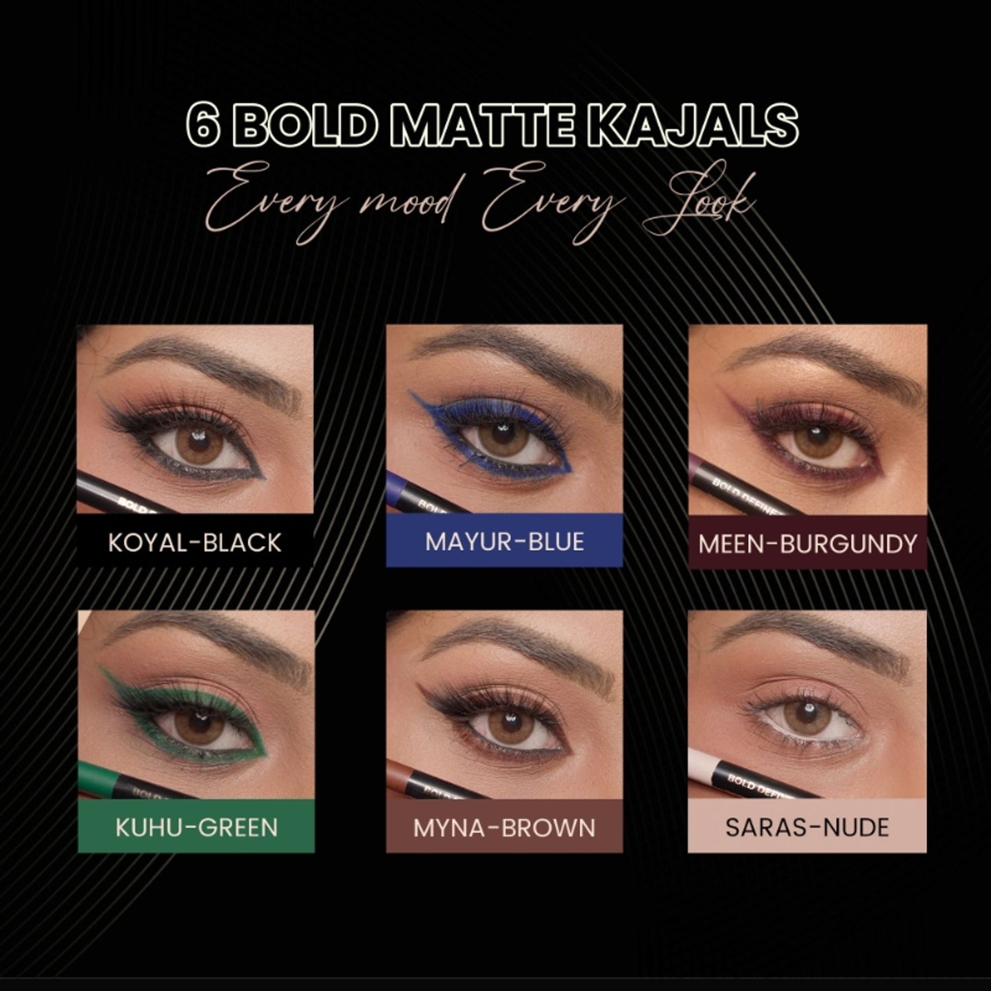 Parul Garg Beauty Bold Define Matte Kajal - Saras