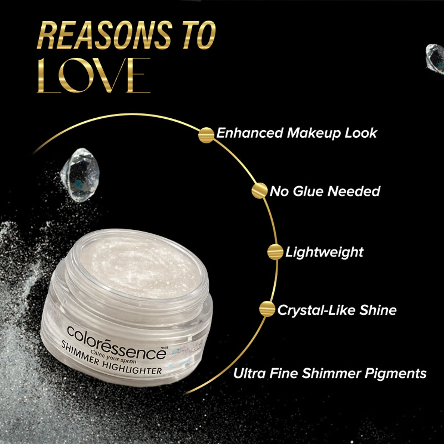 Coloressence GlowDust Shimmer Highlighter - Copper