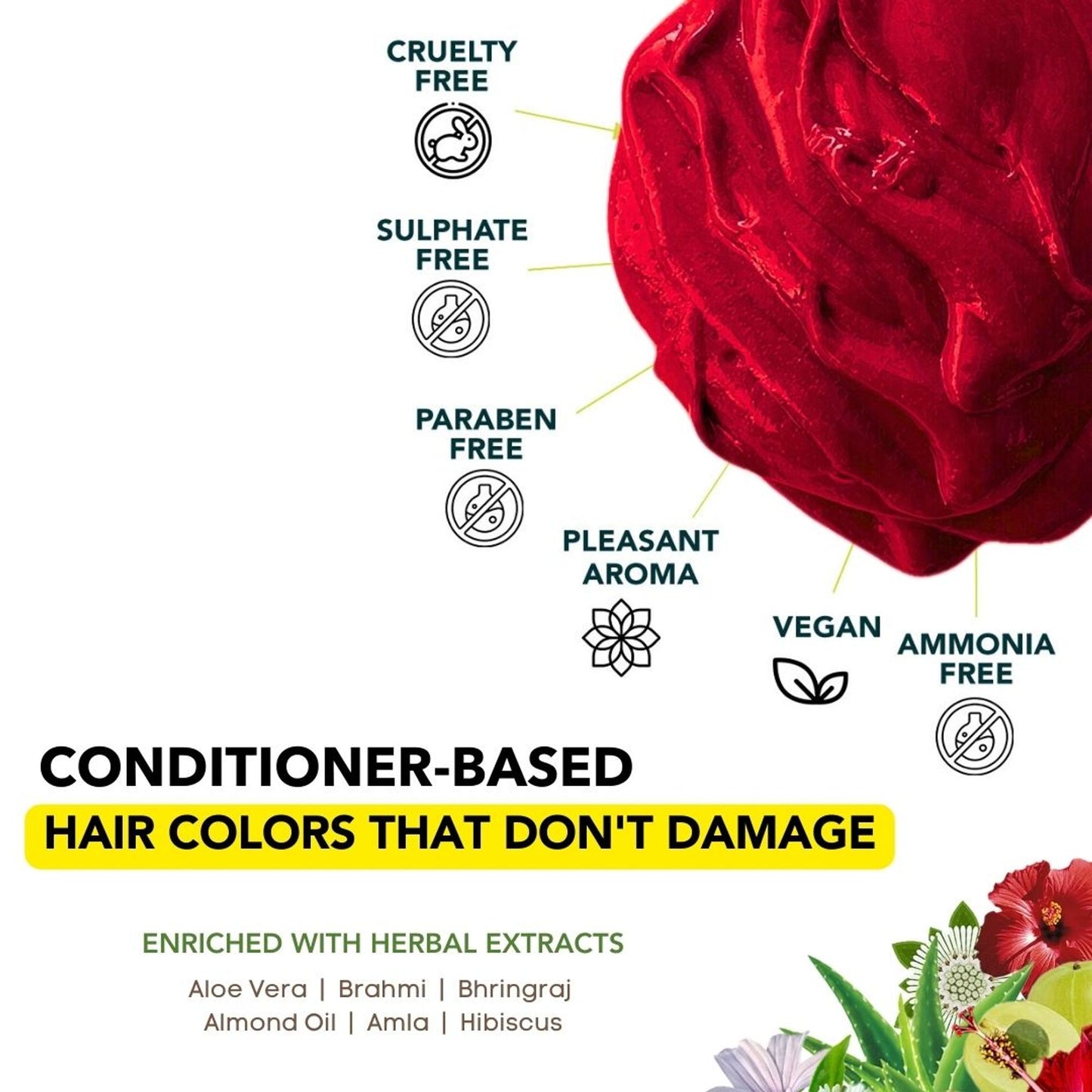Paradyes Ammonia Free Semi-Permanent Top-up Hair Color - Rubra Red