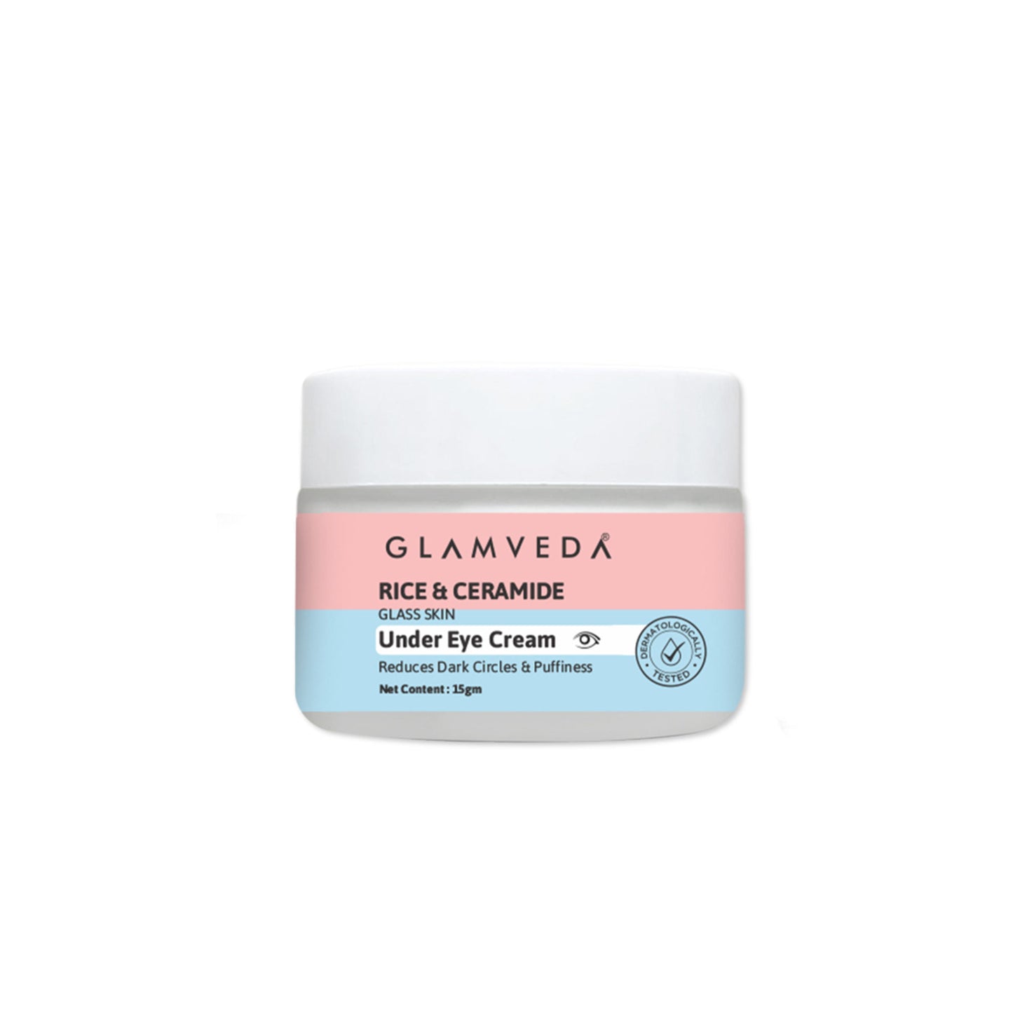 Glamveda Glass Skin Rice & Ceramide Under Eye Cream