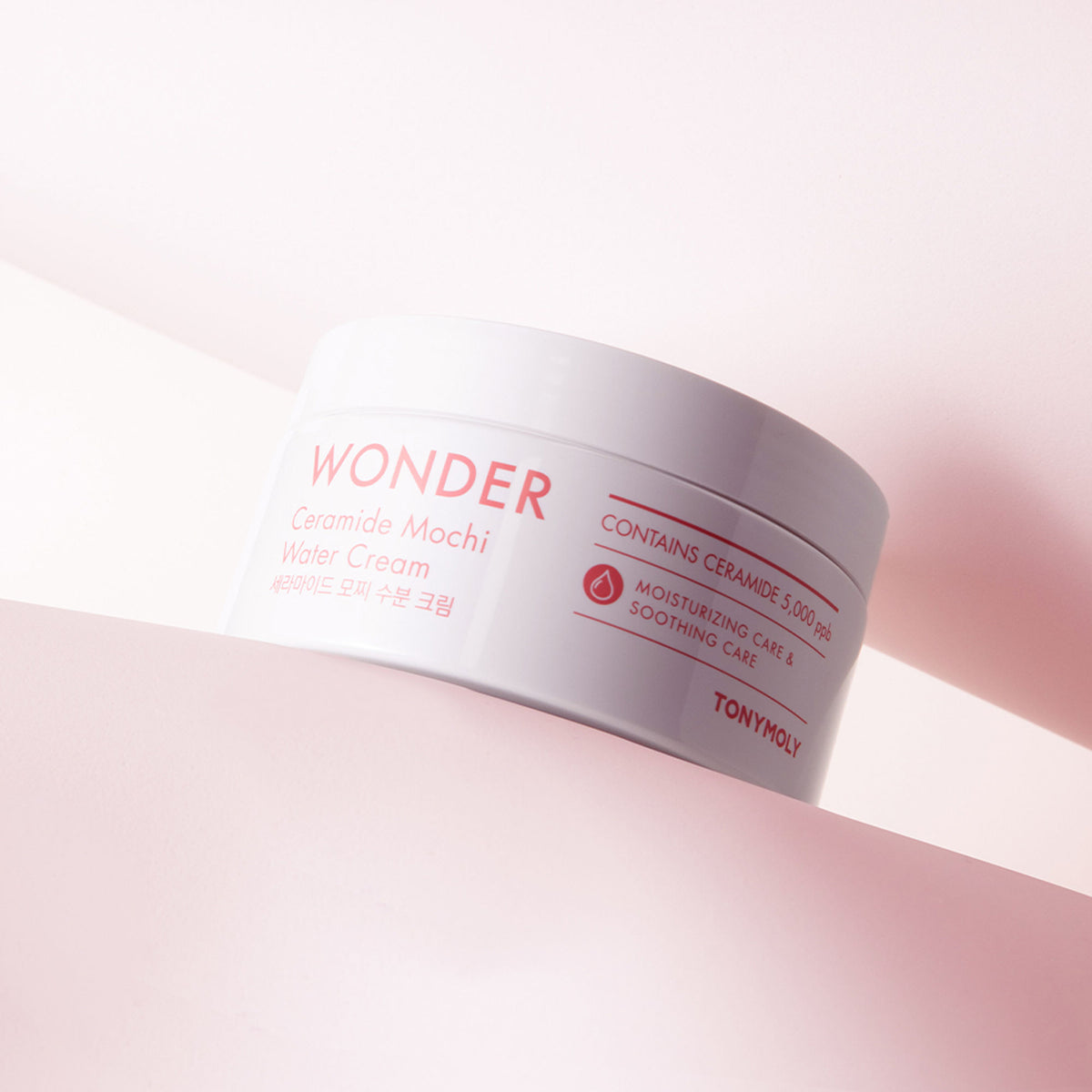 TONYMOLY Korean Wonder Ceramide Mochi Water Cream-Gel Moisturiser with Aloe to Hydrate Dry Skin