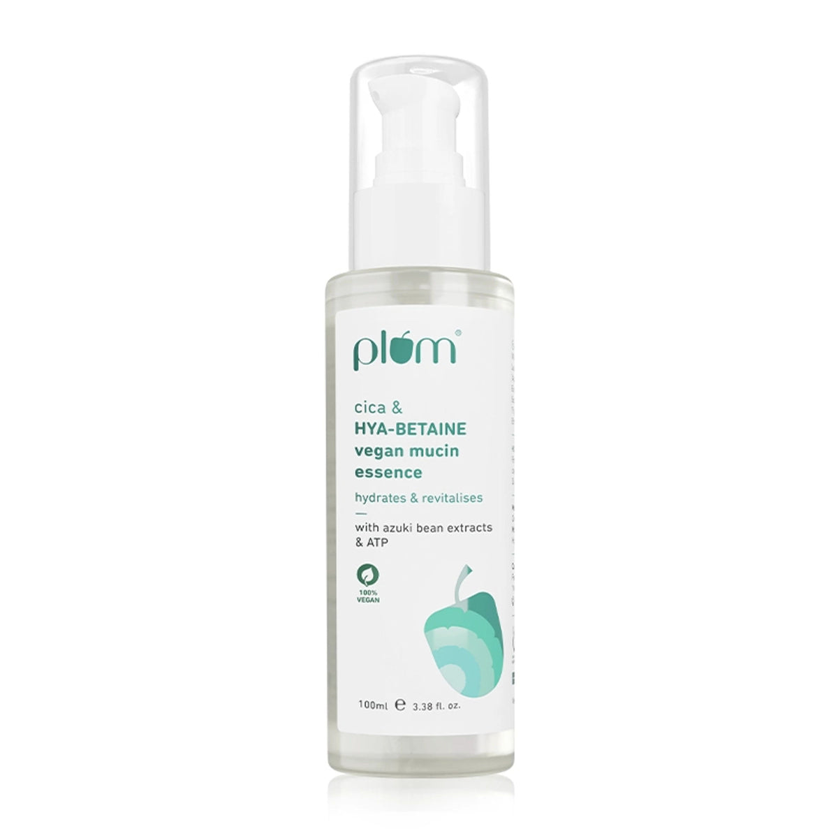 Plum Vegan Mucin Essence with Cica & Hya-Betaine for Soothing, Multi-Layer 72-Hr Hydration
