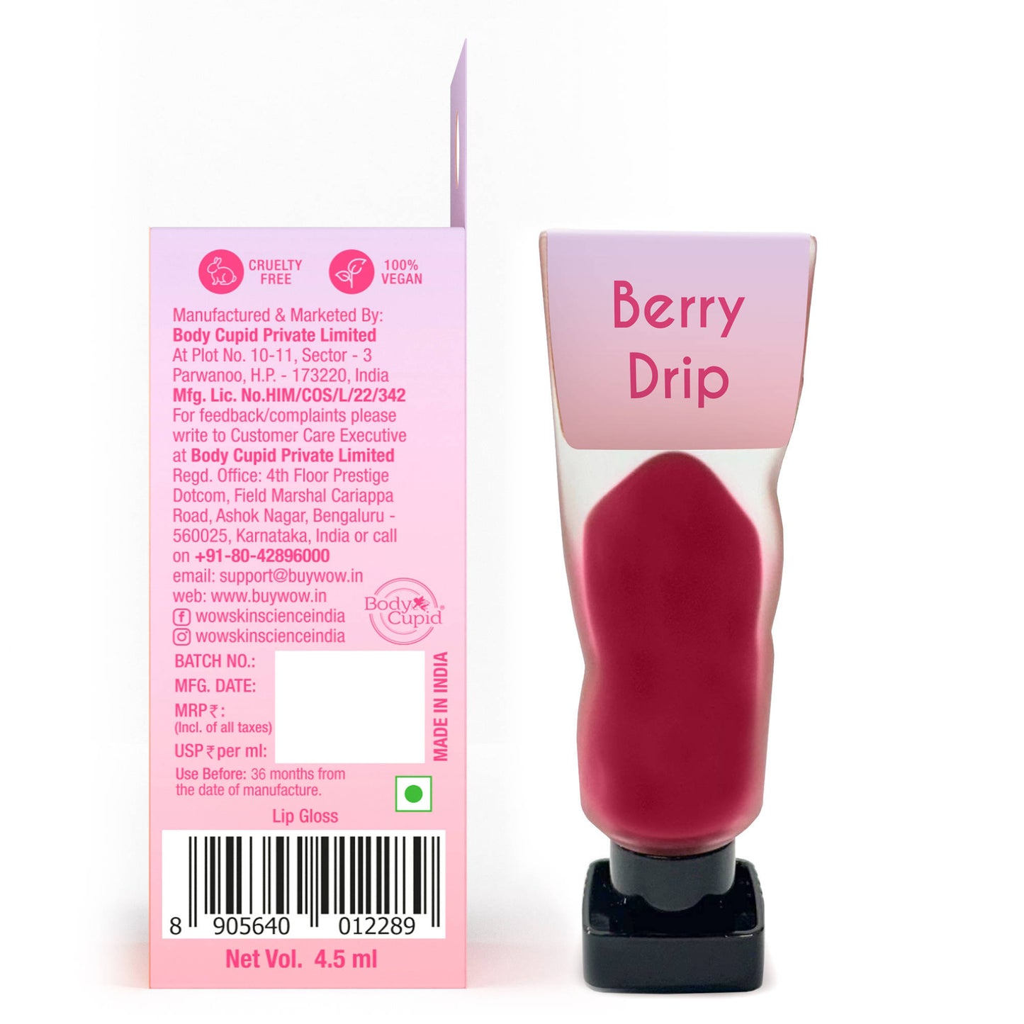 WOW Skin Science Lush Kiss Lip Dew Potion - Berry Drip