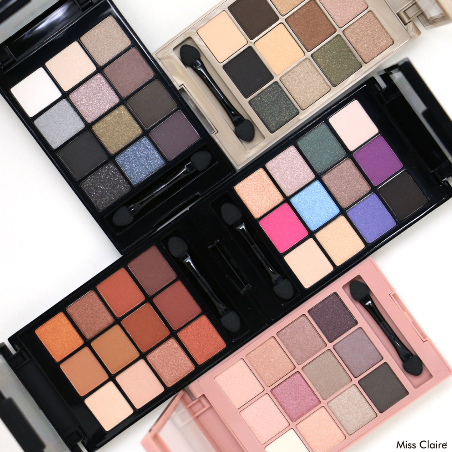 Miss Claire 12 Eyeshadow Kit - The Combination Nudes