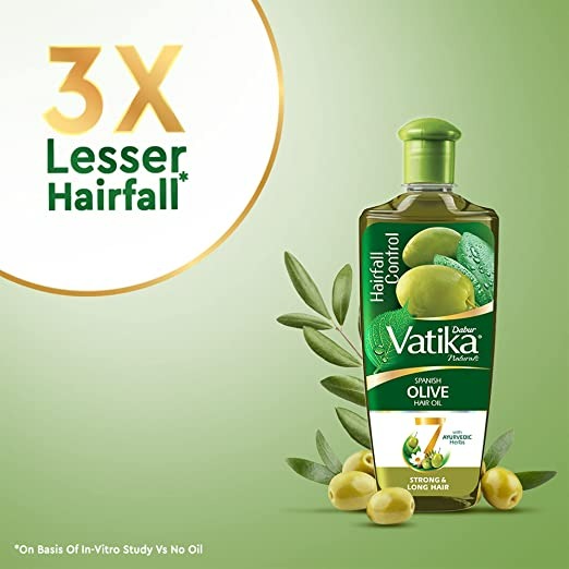 Dabur Vatika Natural Spanish Olive Hair Oil