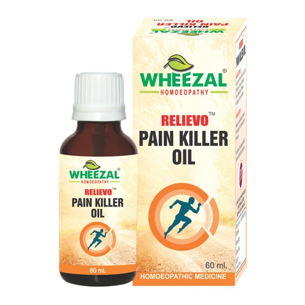 Wheezal Homeopathy Relievo Pain Killer Oil - Indyancart