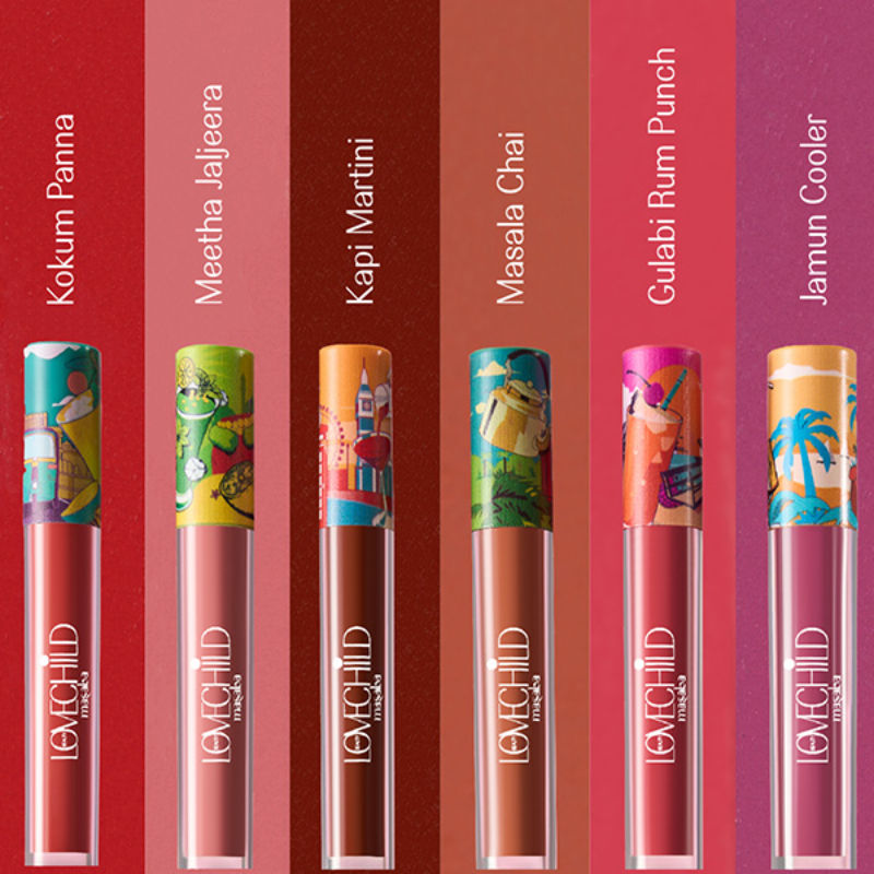 LoveChild By Masaba Gupta Mamma Mia Lush-Matte Lip Creme - Masala Chai - Indyancart