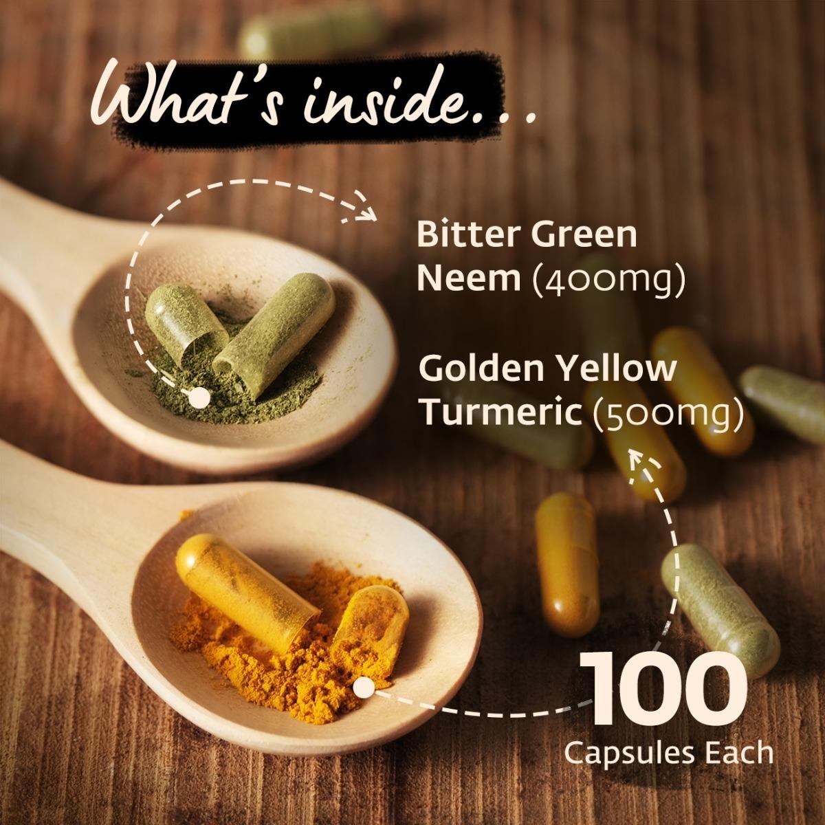 Isha Life Neem and Turmeric Capsules - Indyancart