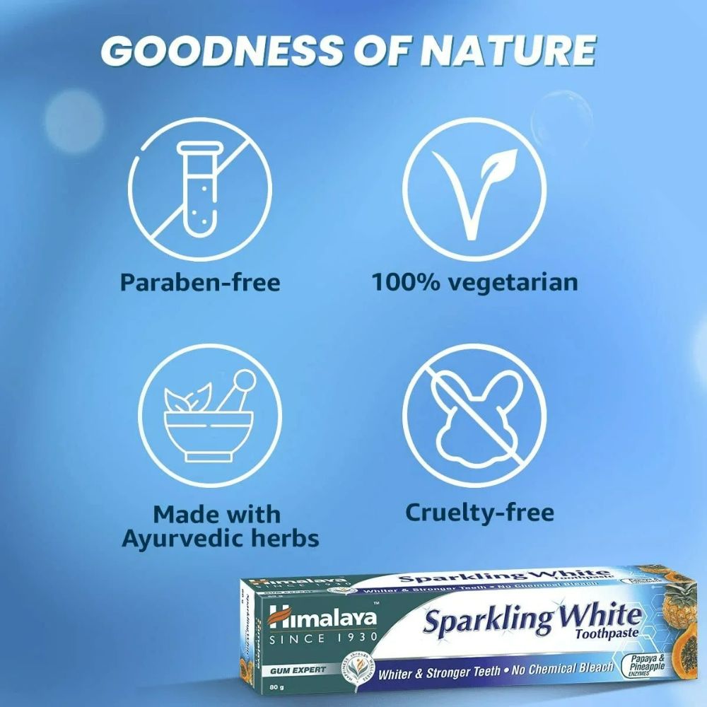 Himalaya Sparkling White Tooth Paste - Indyancart