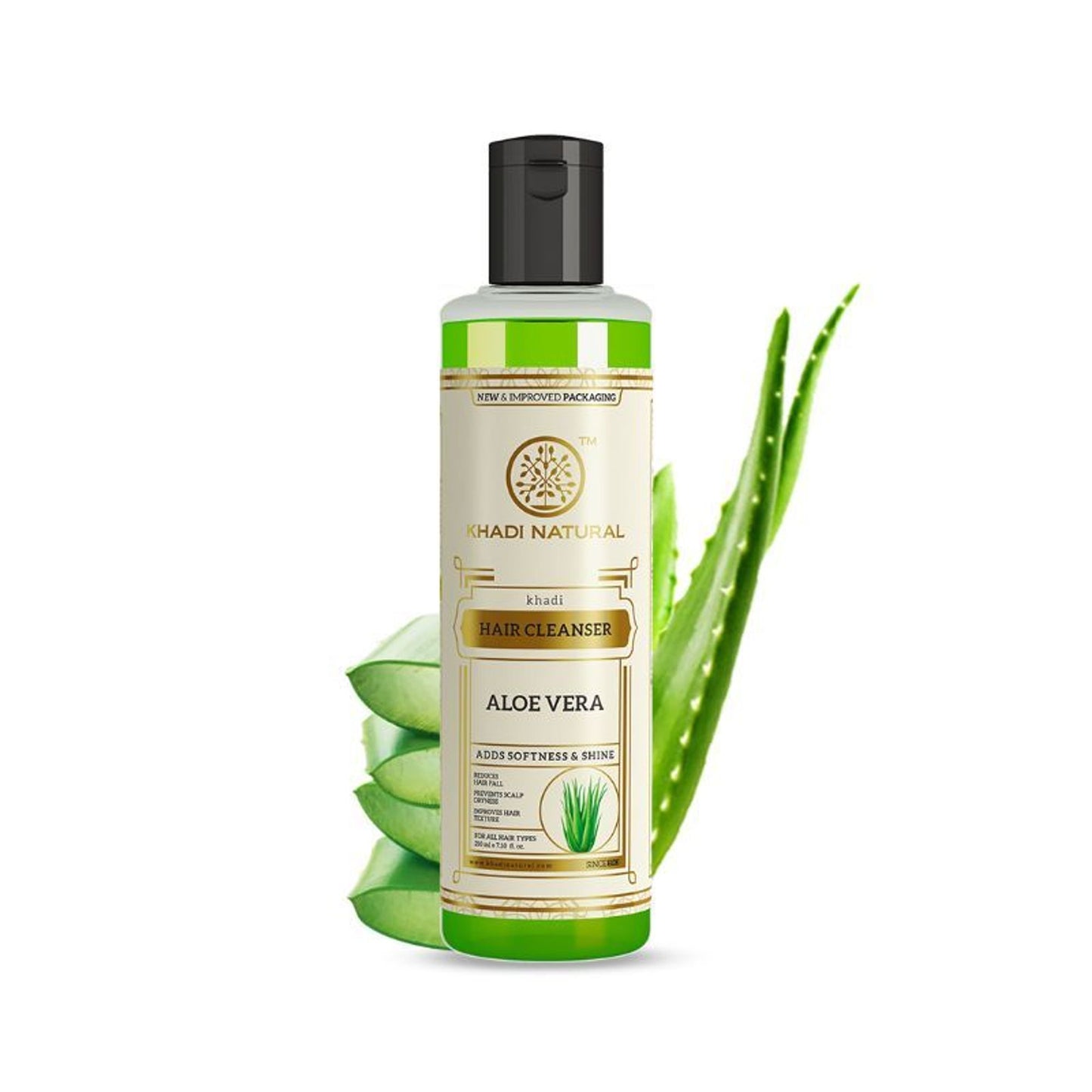 Khadi Natural Aloevera Hair Cleanser/Shampoo Repairs Dead Skin Cells
