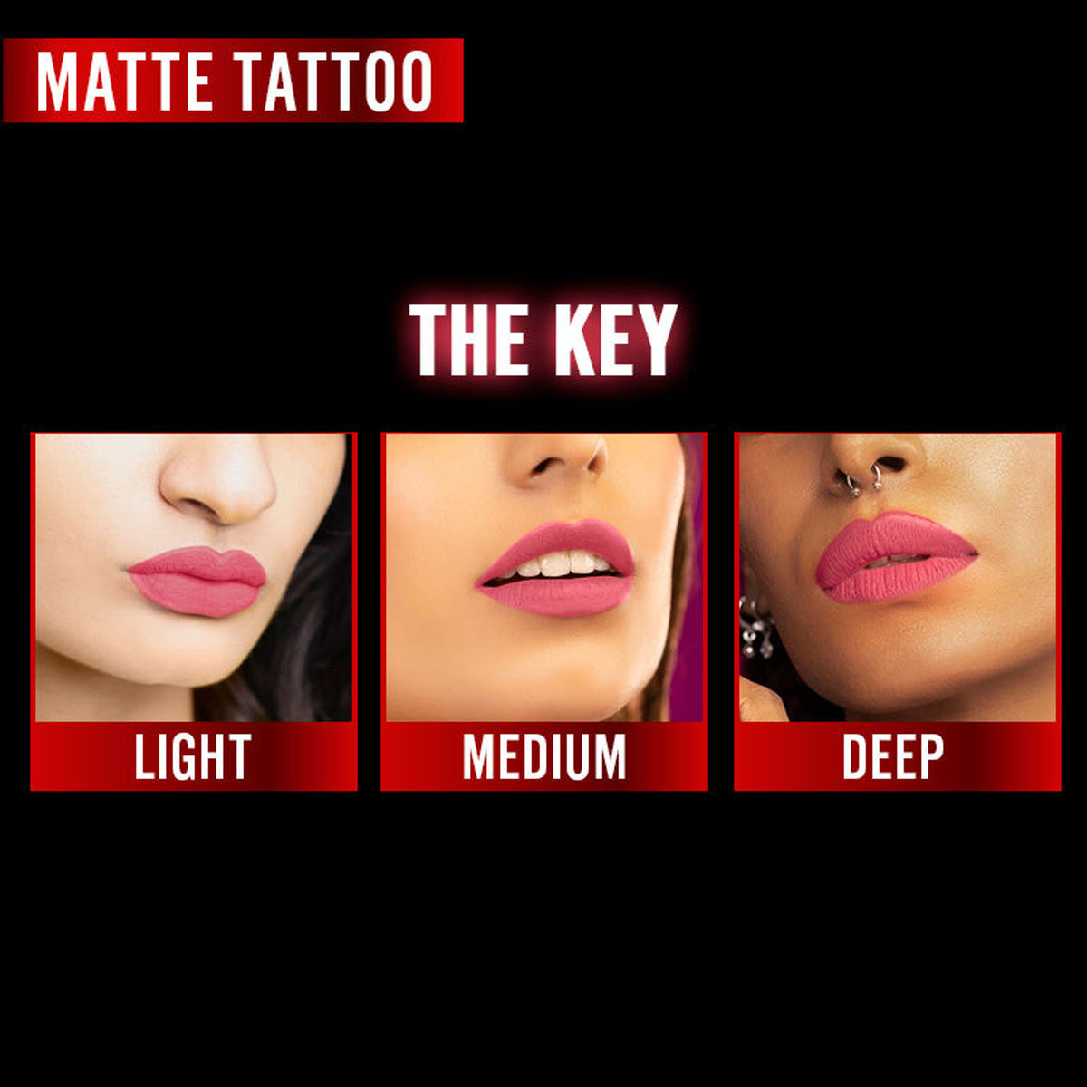 Nykaa Matte Tattoo Liquid Lipstick - The Key - Neutral Pink
