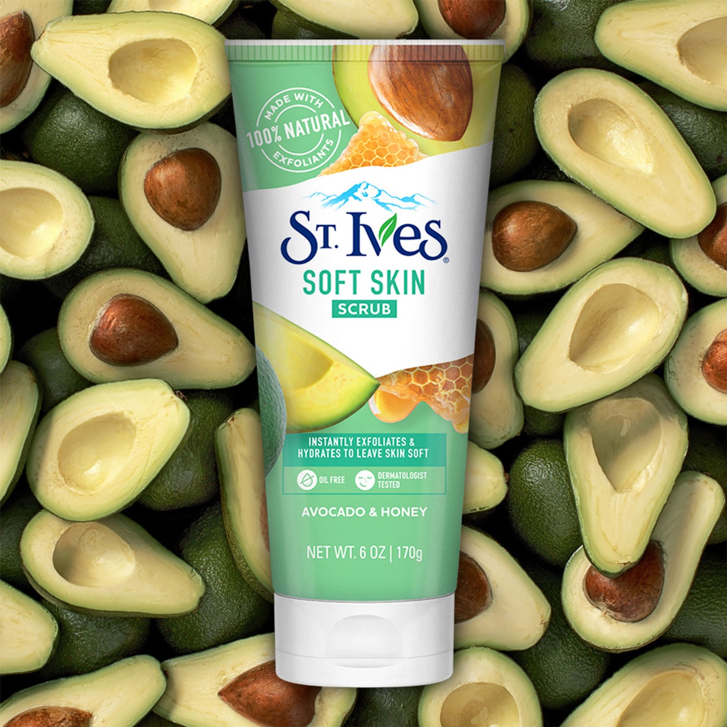 St. Ives Soft Skin Avocado & Honey Face Scrub