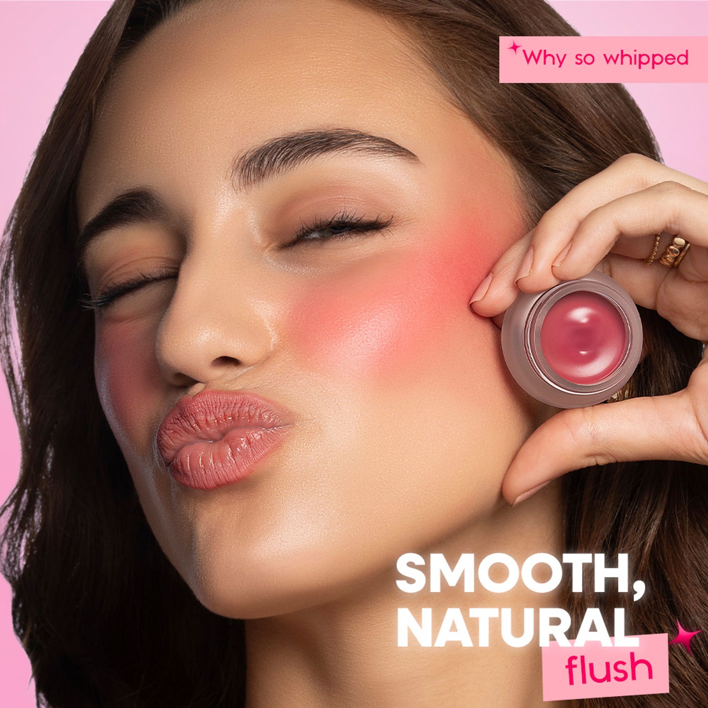 Nykaa Cosmetics Whipped Blurring Multi-use Blush Pot For Lips Cheeks & Eyes - Why So Whipped