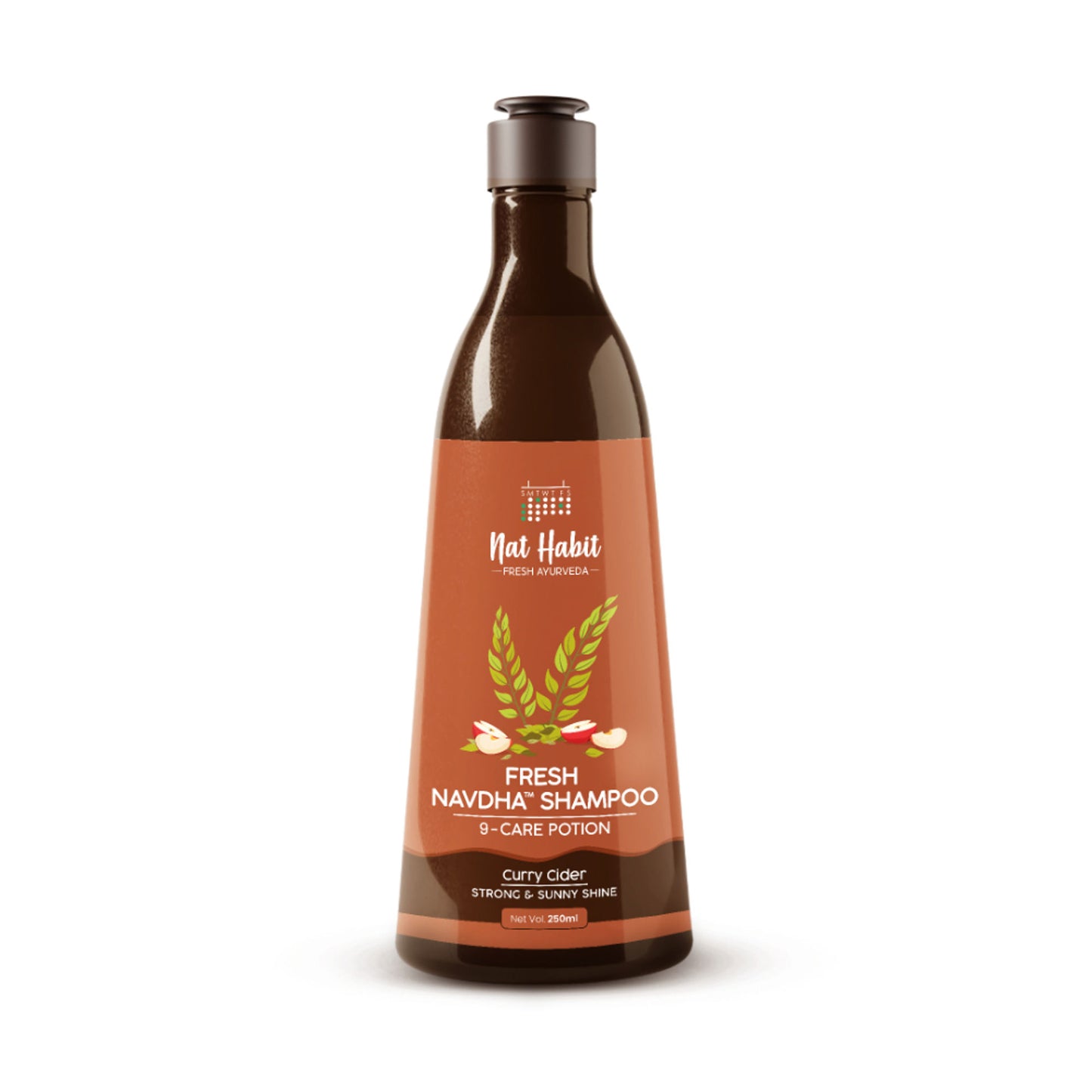 Nat Habit Curry Cider Shampoo & Conditioner For Soft & Shiny Hair, Sulphate Free Hydration Kit