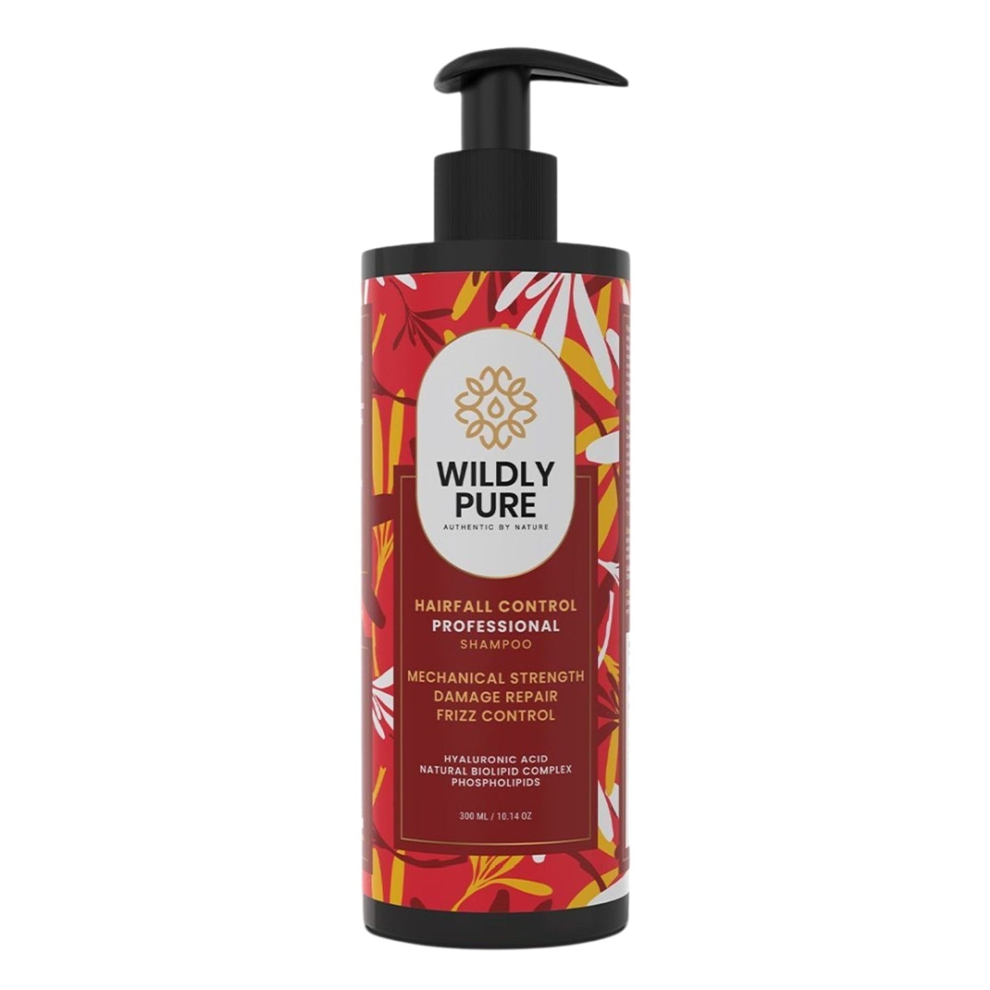Wildly Pure Hair Fall Control Shampoo with Hyaluronic Acid & Natural Biolipid Complex
