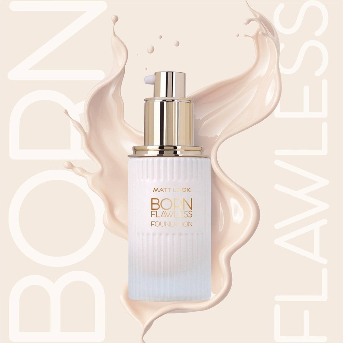 Matt look Born Flawless Weightless Foundation - Born Nude