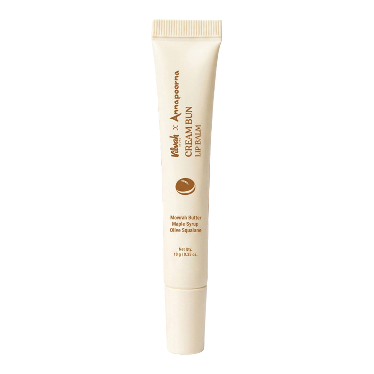 VILVAH Cream Bun Lip Balm With Warm Brown Tint