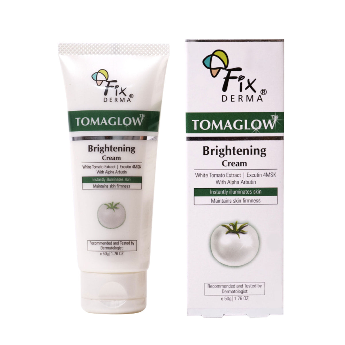 FIXDERMA Tomaglow Brightening Face Cream With White Tomato Extract, Face Cream For Unisex