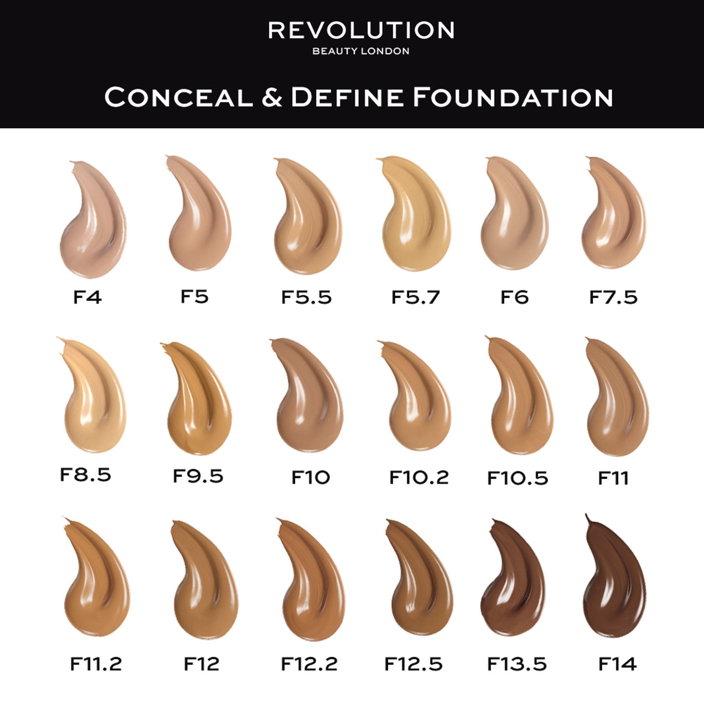 Makeup Revolution Conceal And Define Foundation - F12.2