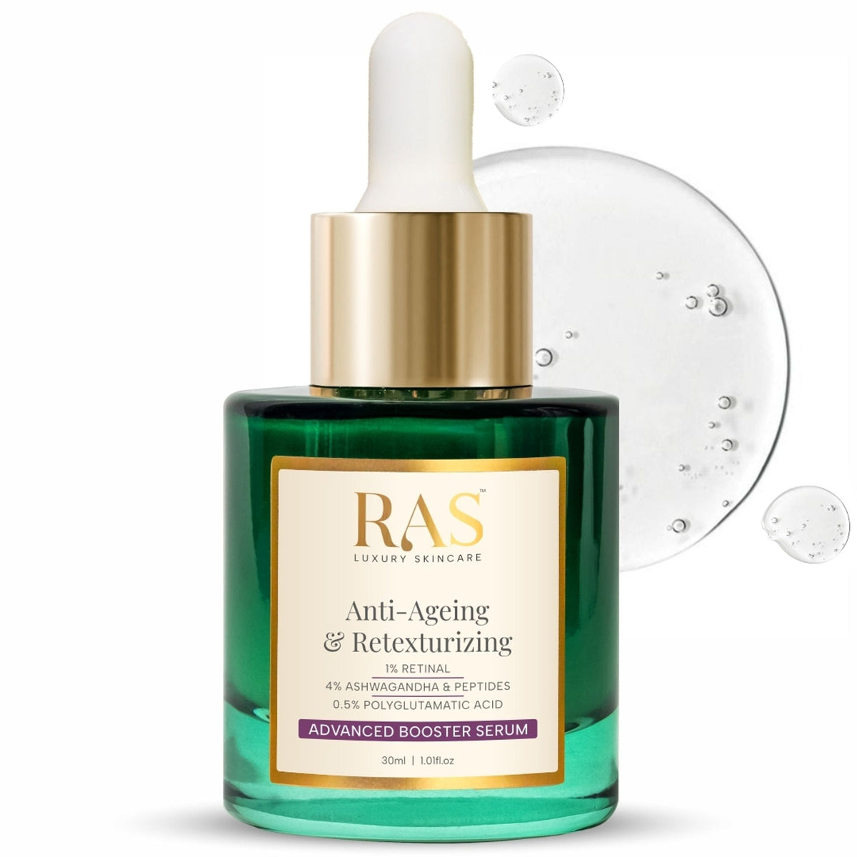 RAS Luxury Oils Anti-Ageing And Retexturizing Advanced Booster Serum